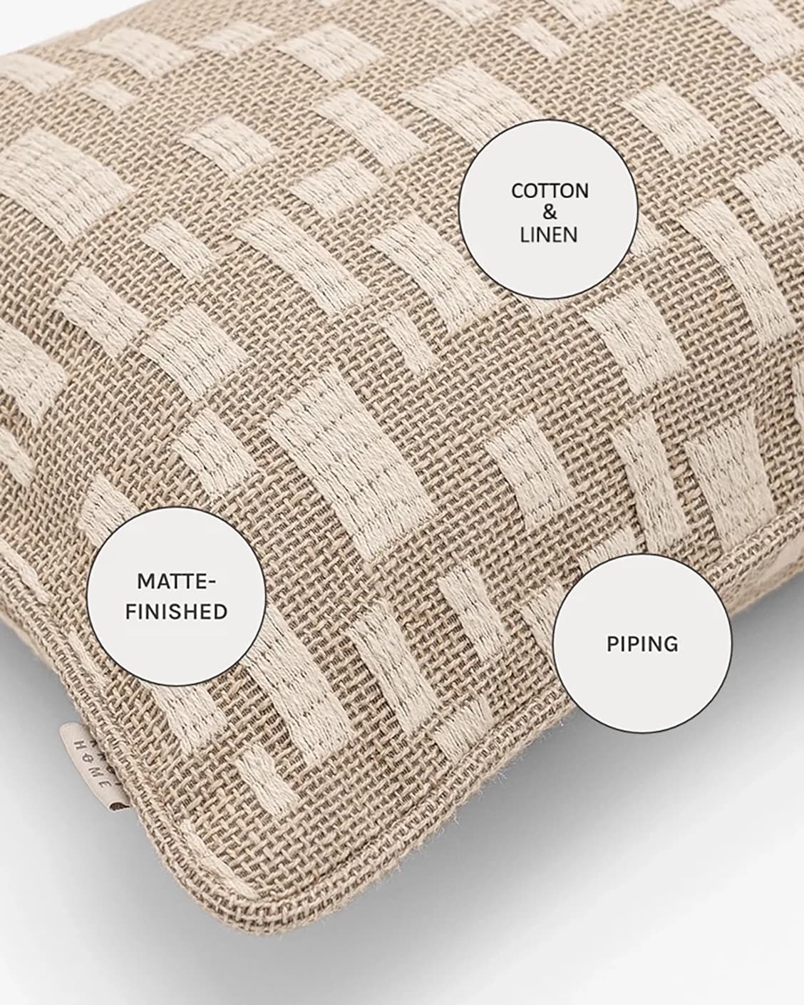 Ruth Laurent II cushions in beige and ivory, shown in a product close-up as image 9