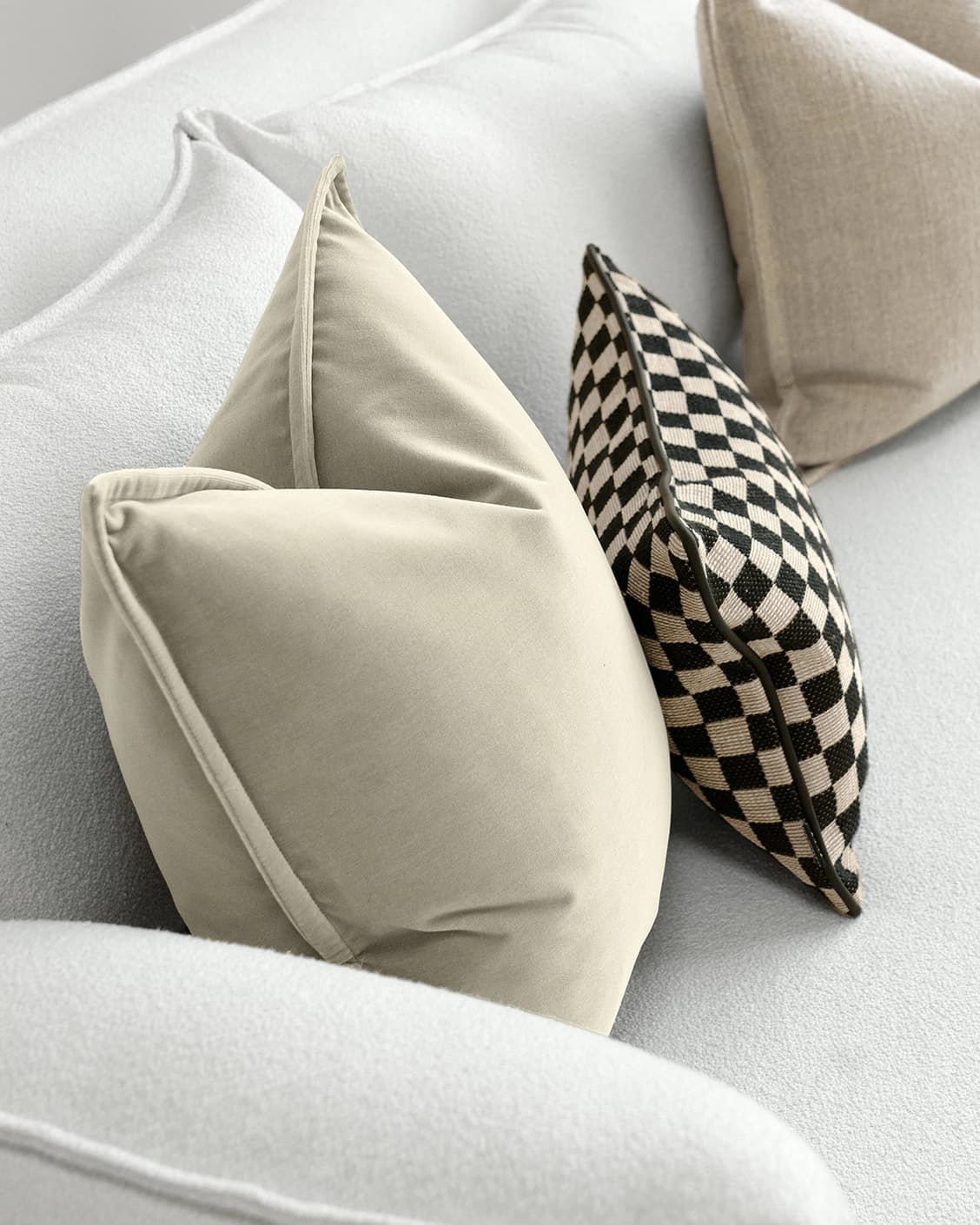 Sana Bundle cushion, shown in a product left view as image video image