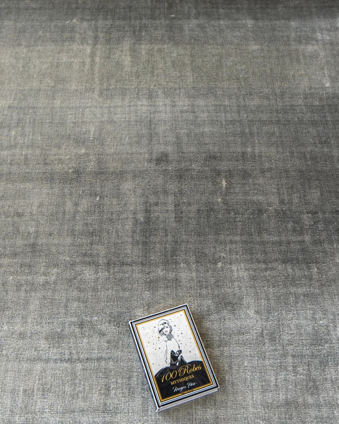 Scarlette Ashton carpet in grey, shown in a lifestyle top view as image 10