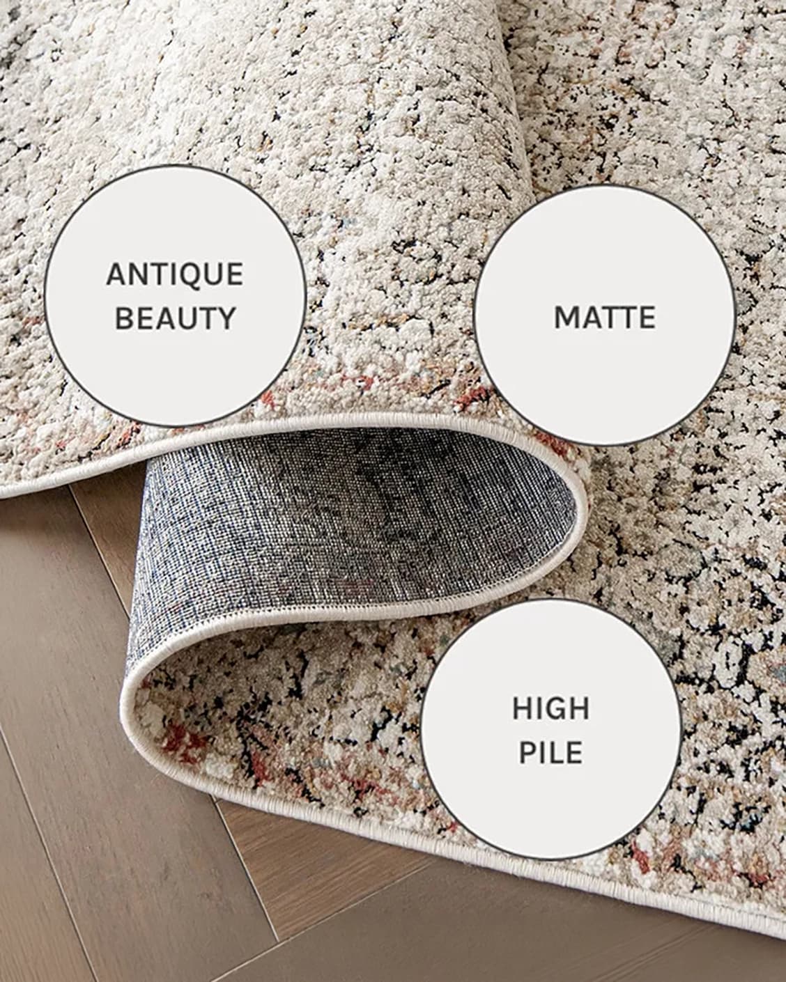 Sheldon Dune carpets in dune and beige, shown in a close-up as image 14