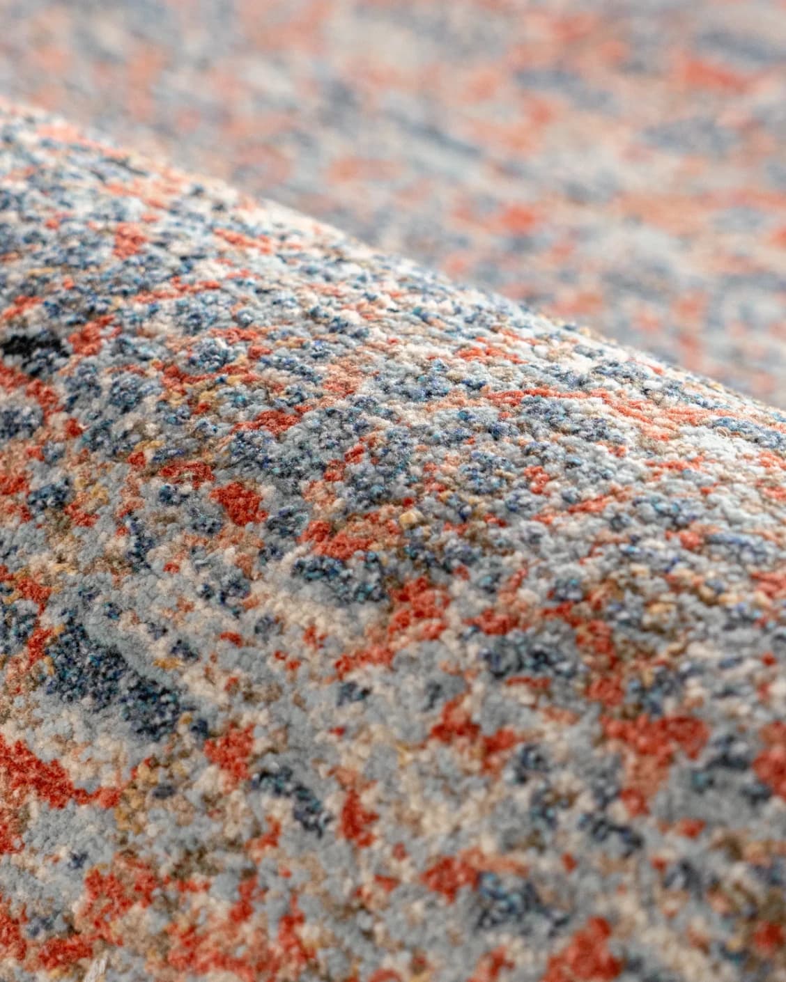 Sheldon Rosso Runners carpet in red and rust, shown in a product close-up as image 7