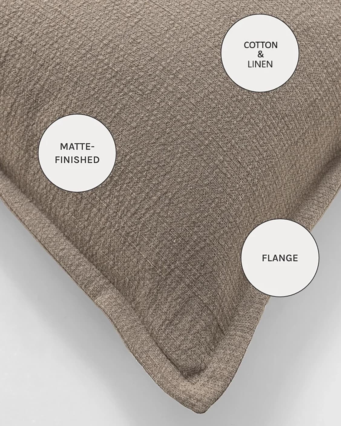 Siena Braun cushions in beige and grey, shown in a product close-up as image 11