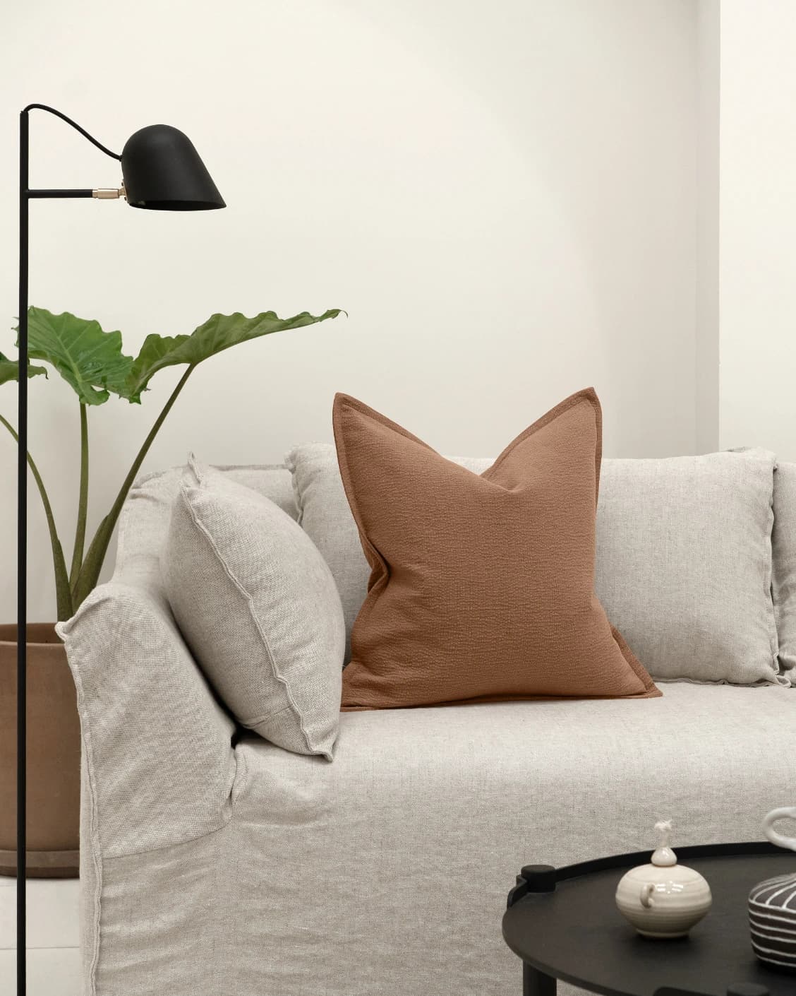 Siena Rust single - indoor, shown in a lifestyle front view as image 3