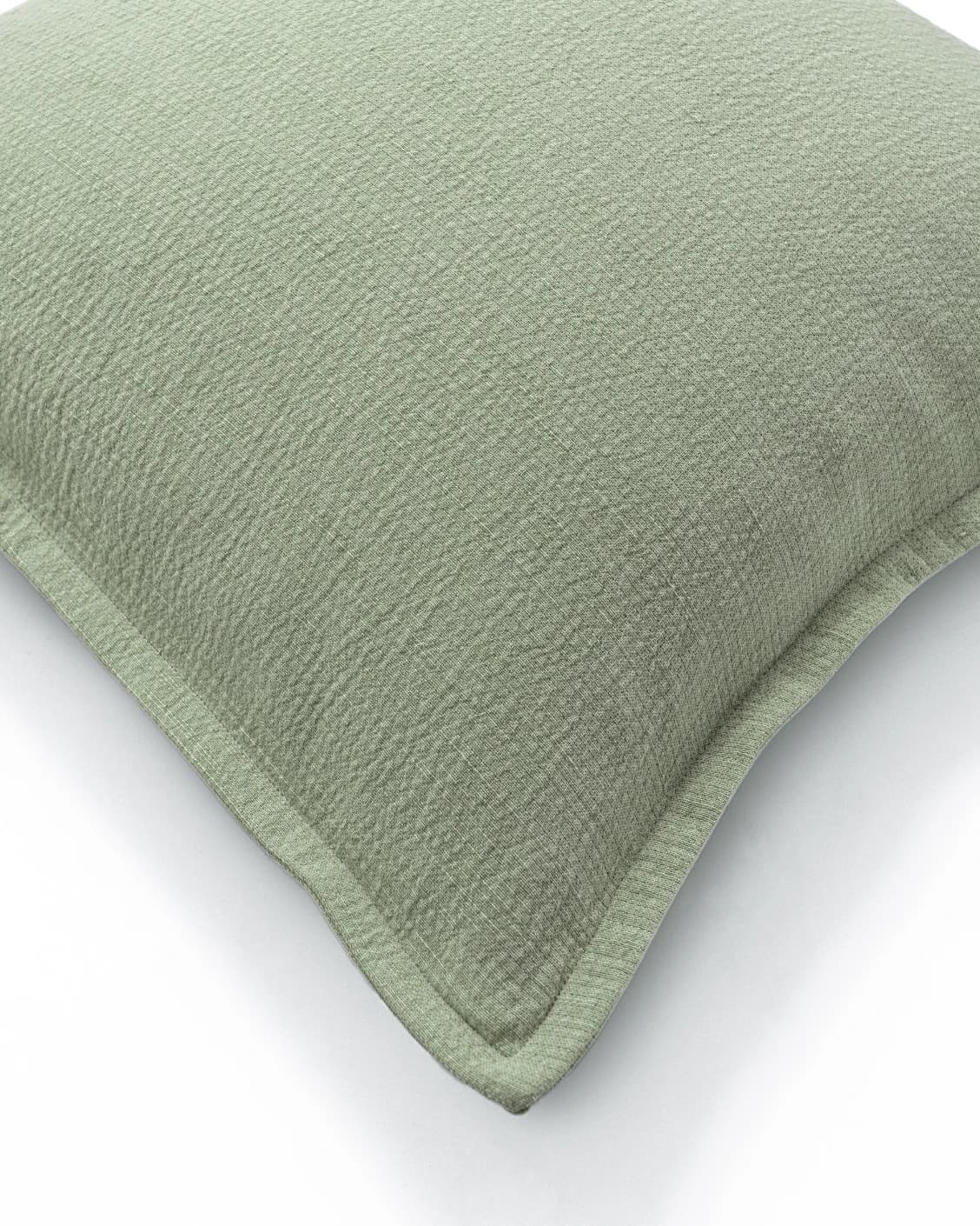 Siena Willow cushion in green, shown in a product top view as image 9