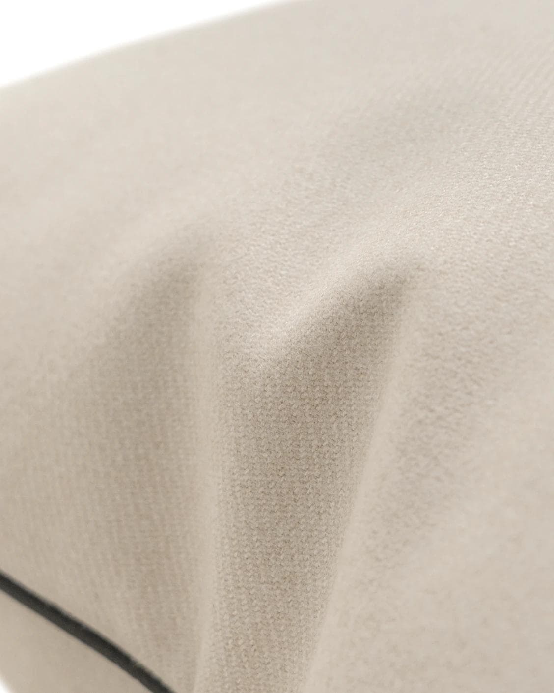 Silvie Bianca cushion in off white, shown in a product close-up as image 7