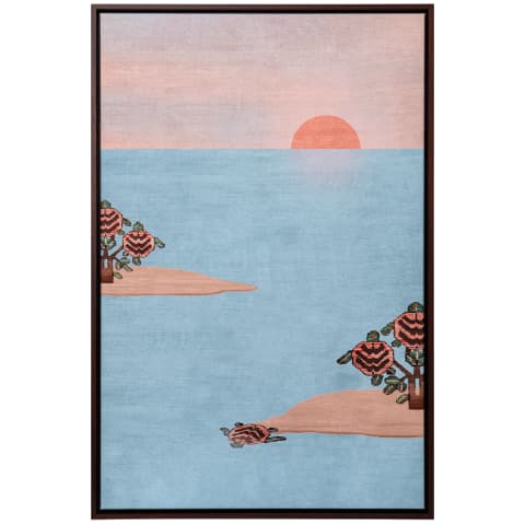 Slo Mo canvas in blue, shown in a product front view as image 1