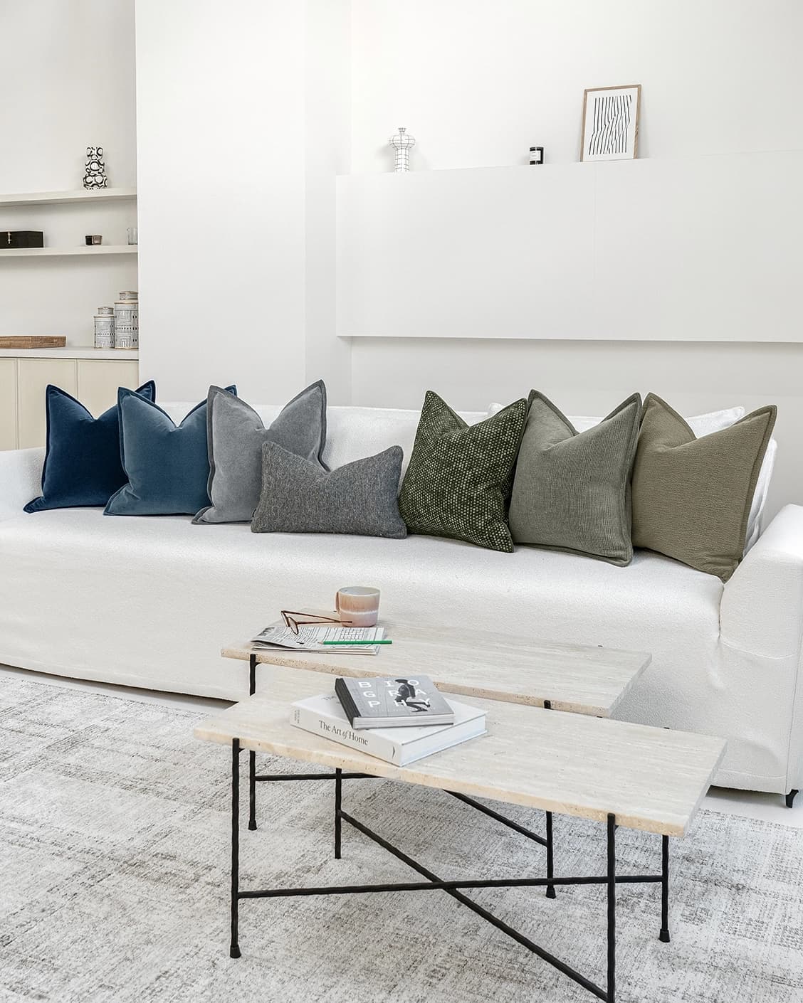 Stacy Bundle cushion, shown in a lifestyle right view as image 2