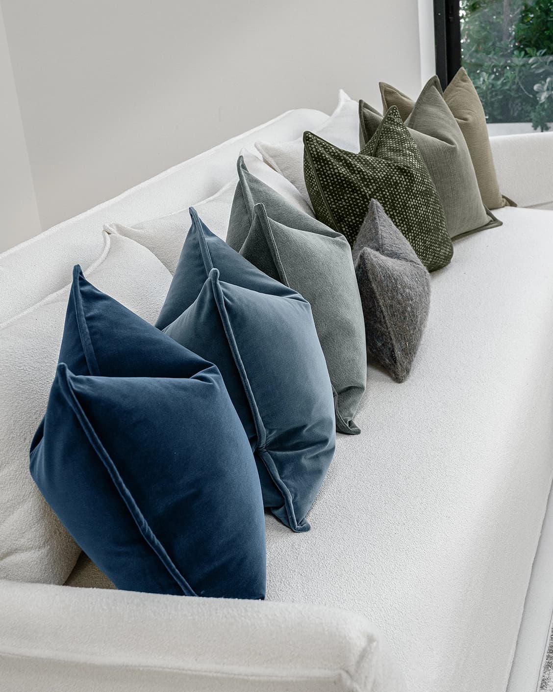 Stacy Bundle cushion, shown in a product front view as image video image