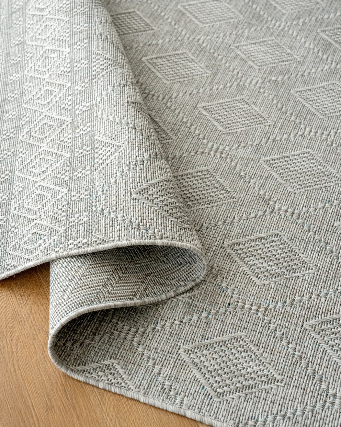 Summer Ashton carpet in grey, shown in a product close-up as image 16