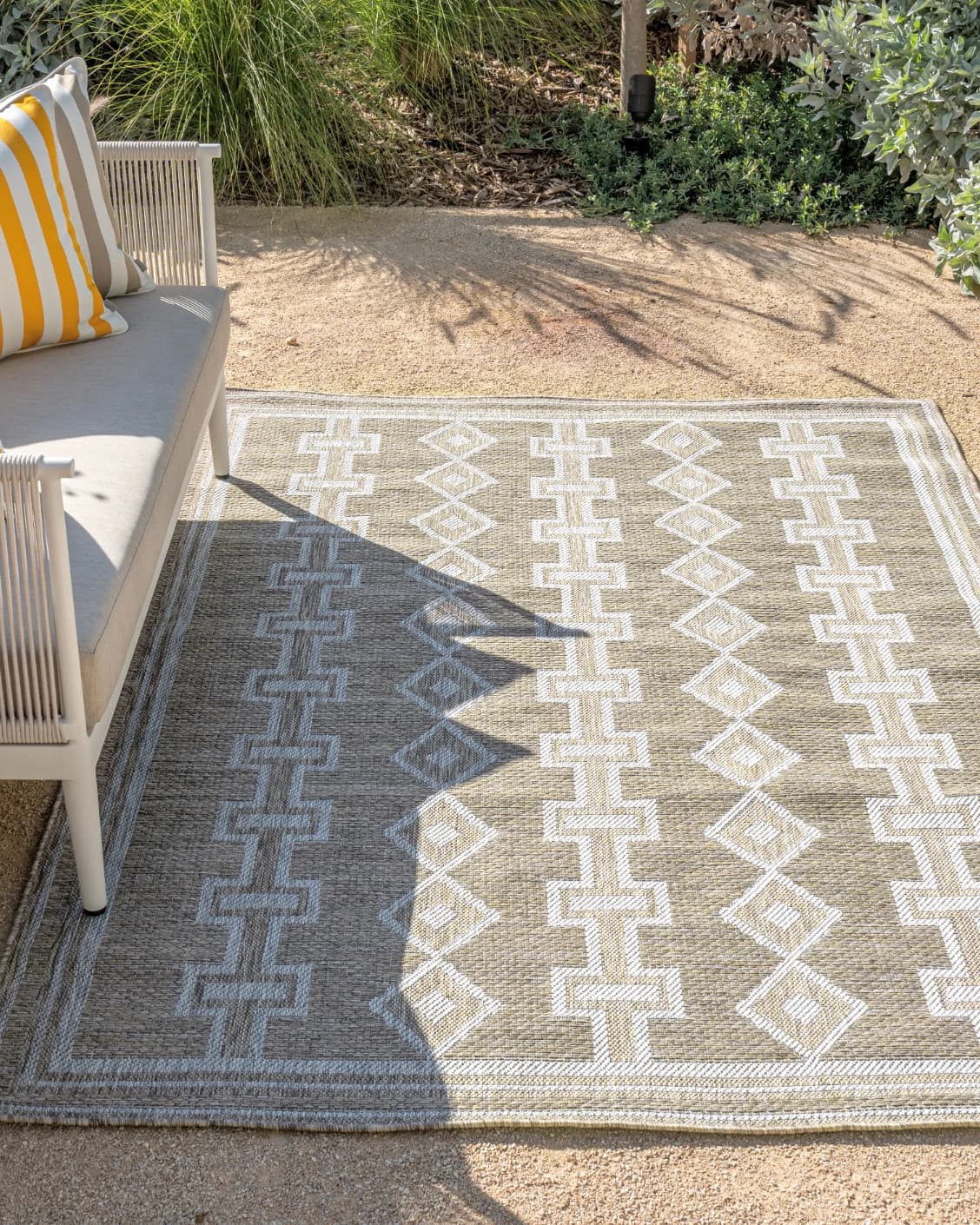 Summer Woods carpet in beige and brown, shown in a lifestyle front view as image 5