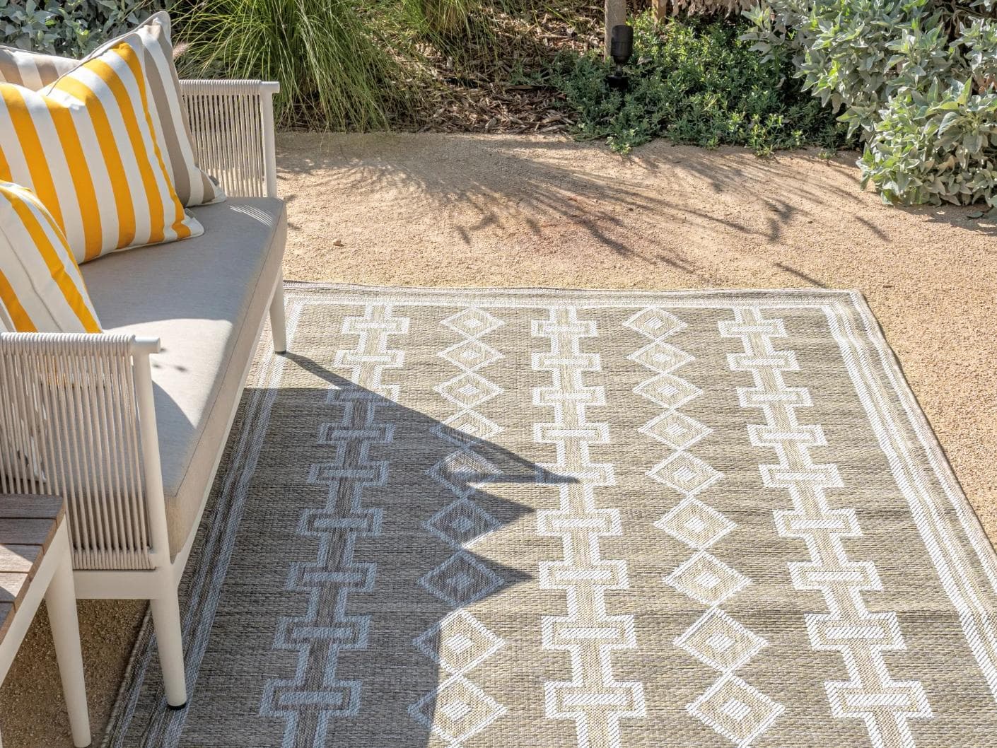 Summer Woods carpet in beige and brown, shown in a lifestyle front view as image 5