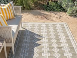 Summer Woods carpet in beige and brown, shown in a lifestyle front view