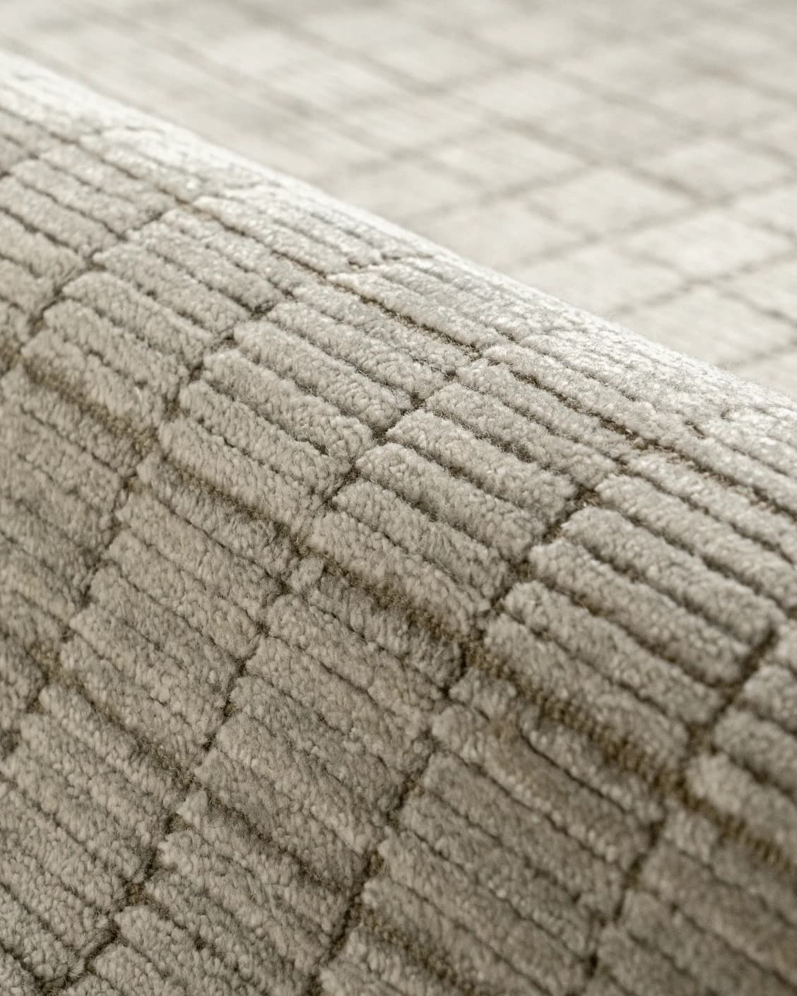 Taylor Dune carpet in taupe, shown in a product close-up as image 11