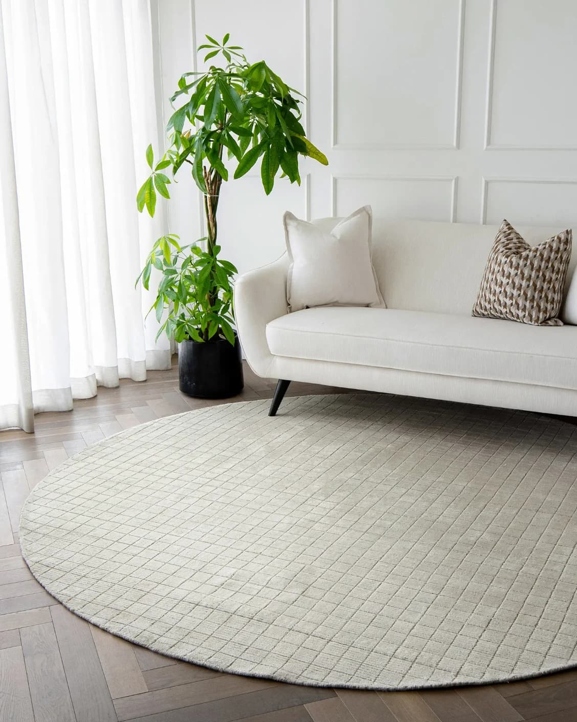 Taylor Sandy carpets in beige, shown in a lifestyle front view as image 2