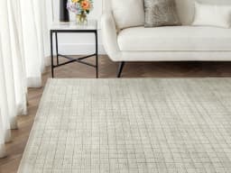 Taylor Sandy carpet in sandy and beige, shown in a lifestyle front view