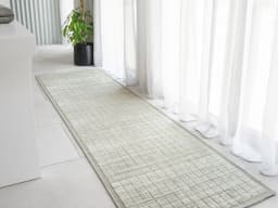 Taylor Sandy Runners carpet in sandy and beige, shown in a lifestyle front view