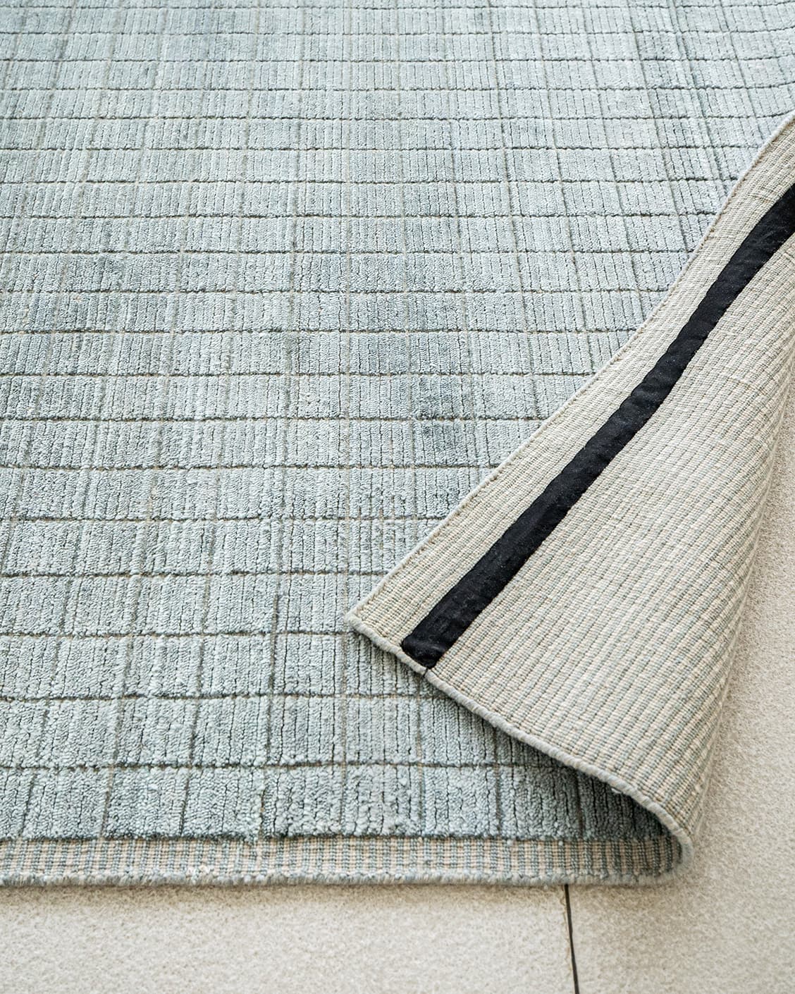 Taylor Sky Runners carpets in sky, shown in a close-up as image 5