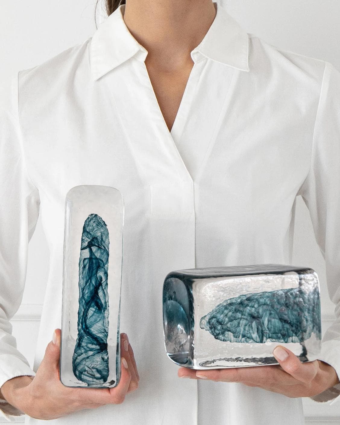 Jay Bundle statues and sculptures in blue, shown in a product front view as image 8