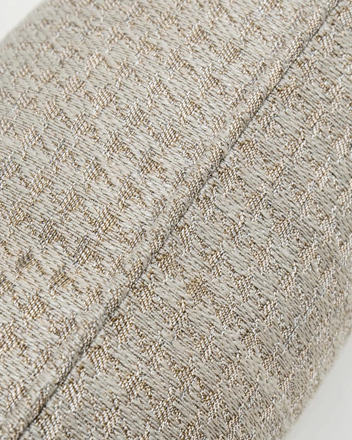 Leo Laurent II cushion in brown and silver, shown in a product top view as image 7