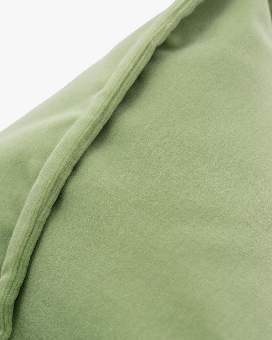Alessandra Pistachio cushion in green, shown in a product close-up as image 7