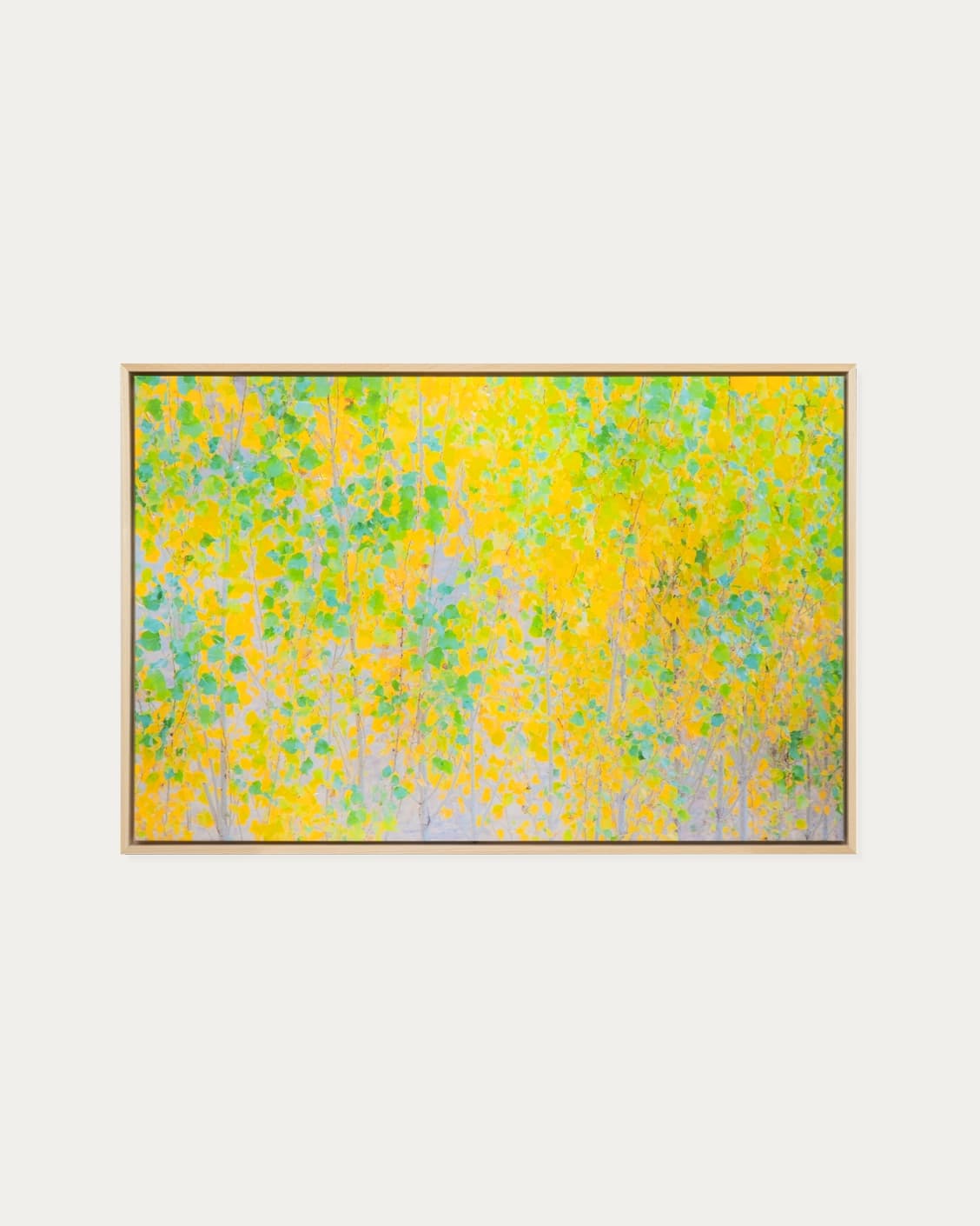 Twilight canvas in green and yellow, shown in a product front view as image 1