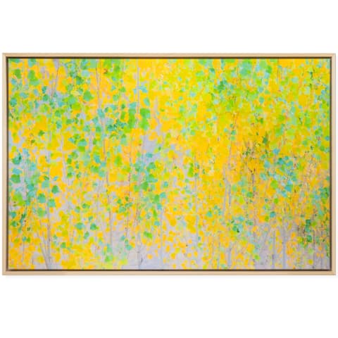 Twilight canvas in green and yellow, shown in a product front view as image 1