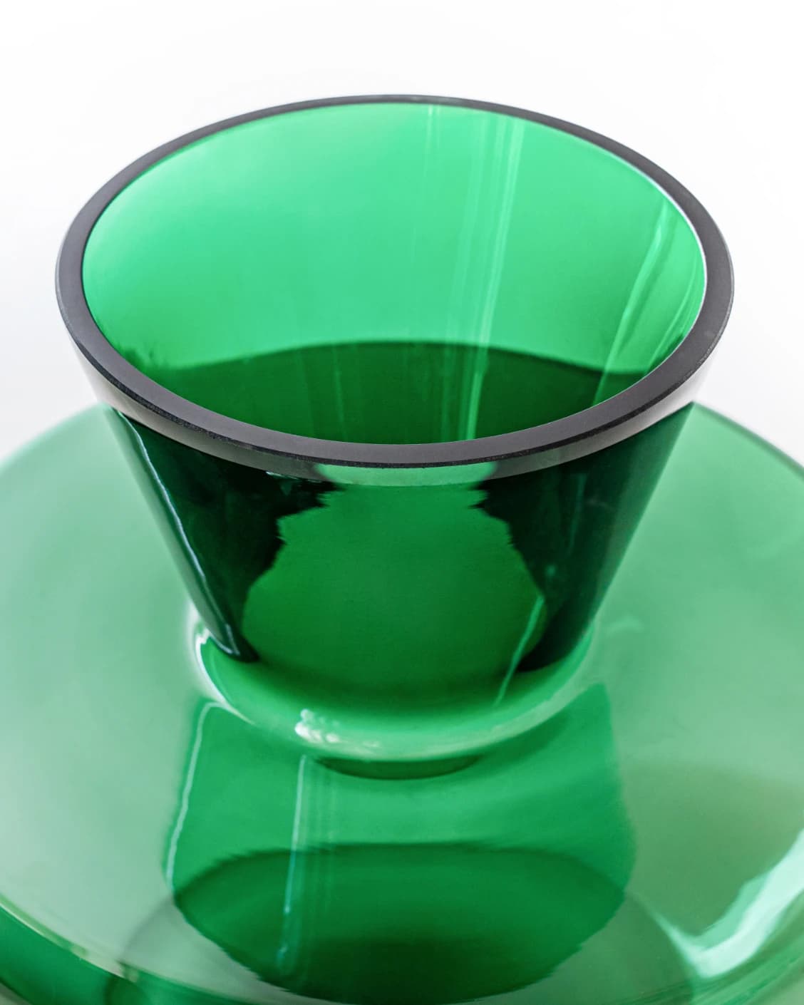 Verdell Storms vases in green, shown in a product top view as image 2