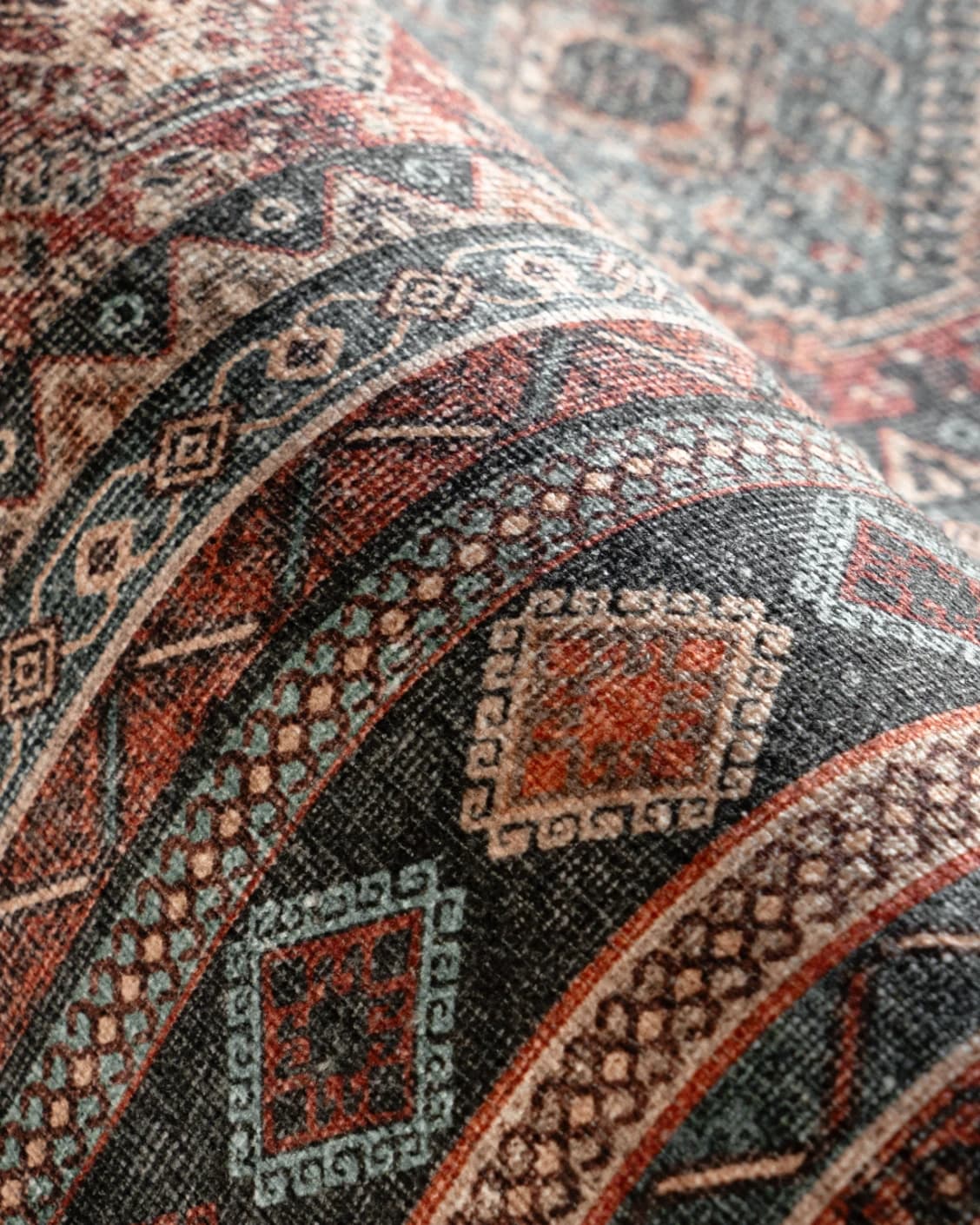 Vince Brick carpet in red, shown in a product close-up as image 9