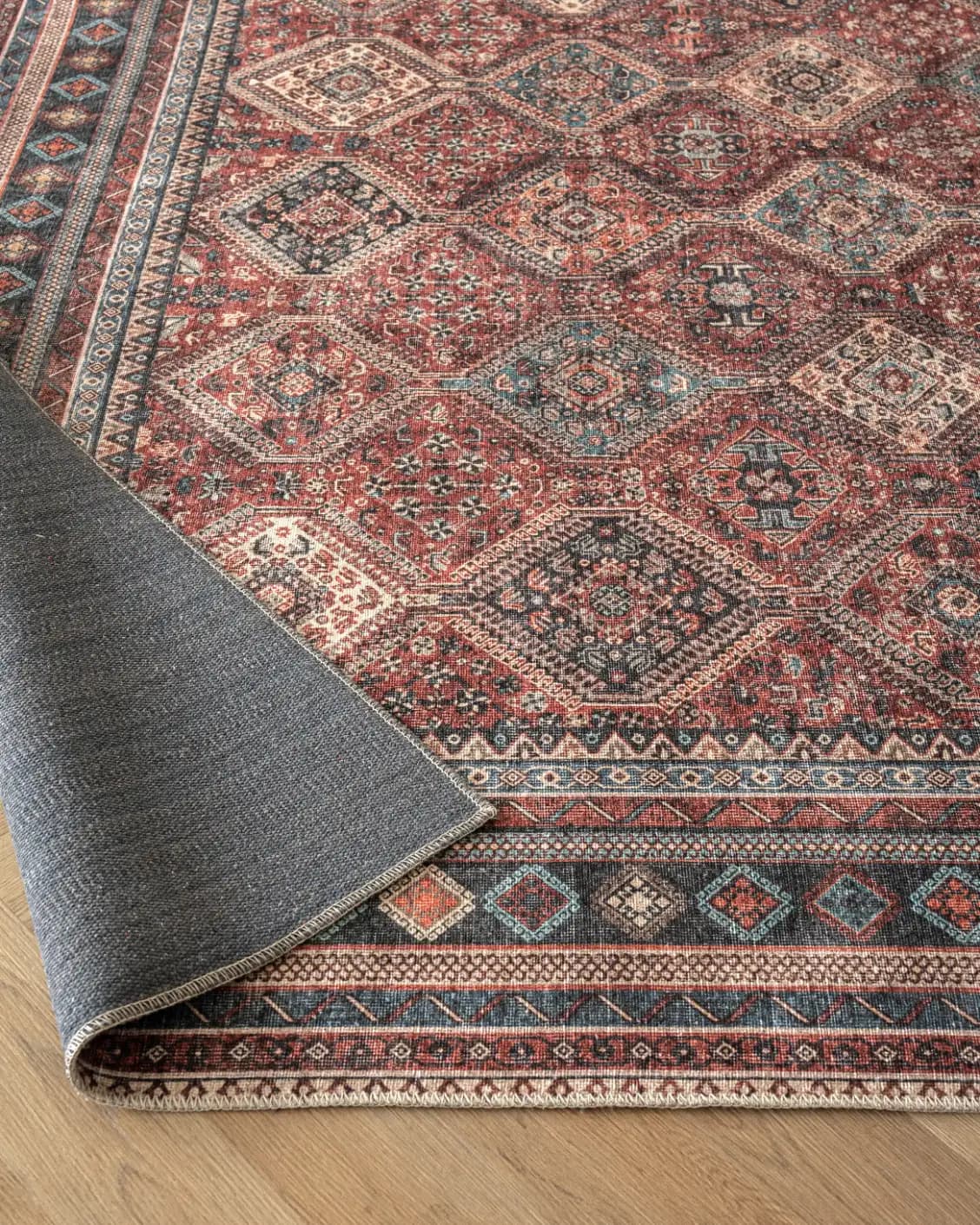 Vince Brick carpet in red, shown in a product close-up as image 10