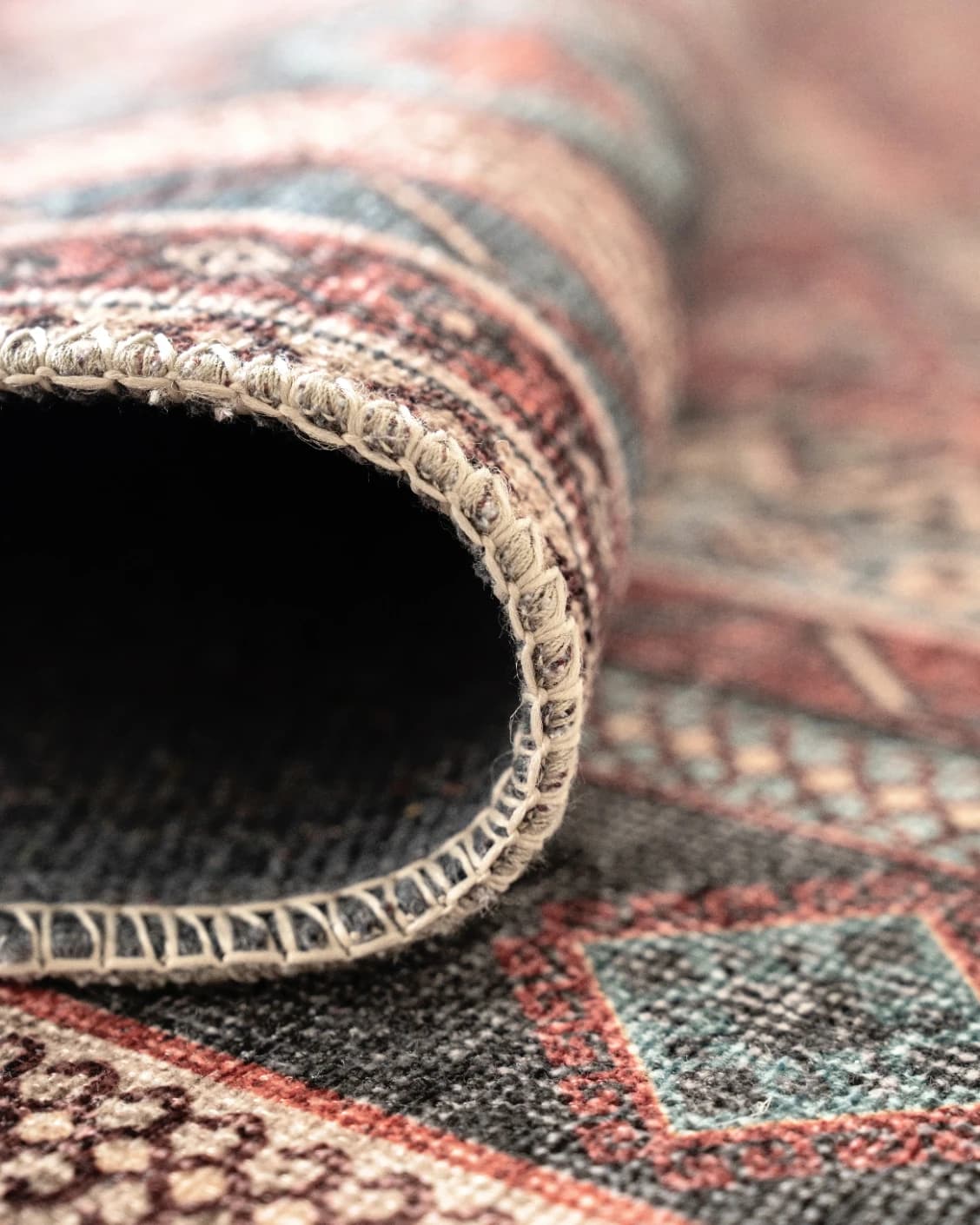 Vince Brick carpet in red, shown in a product close-up as image 12
