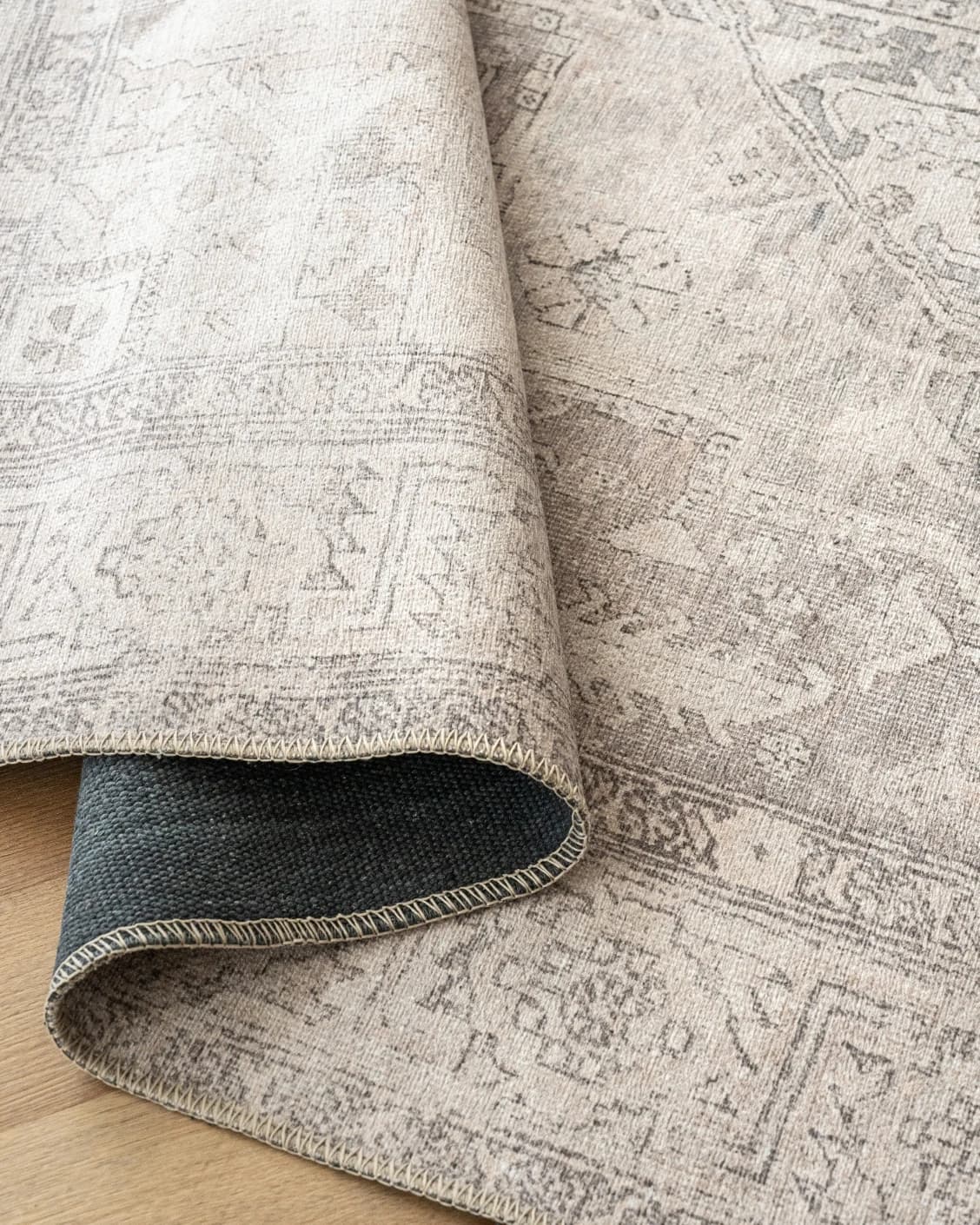 Vince Clay carpet in beige and grey, shown in a product close-up as image 13