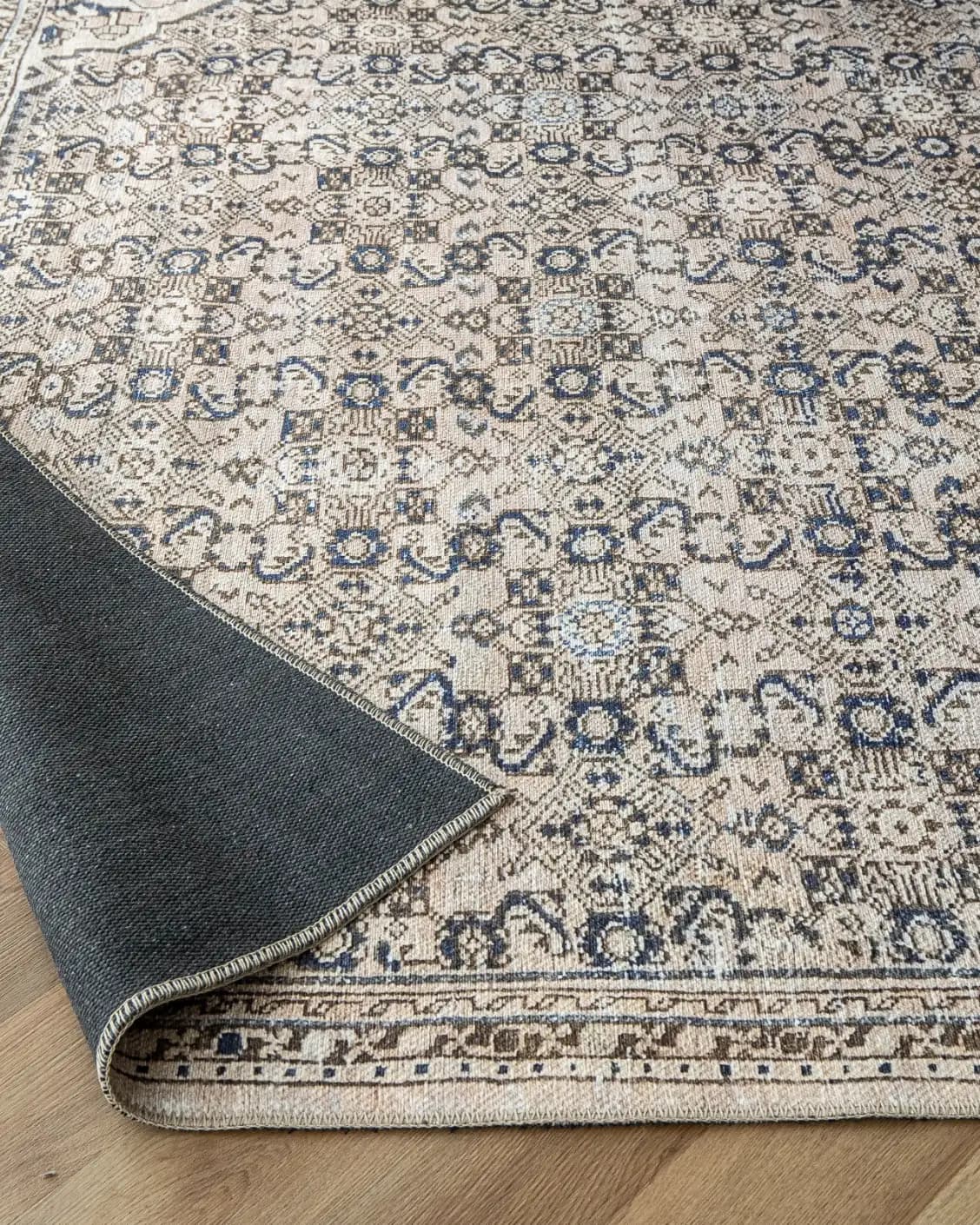 Vince Dune carpet in brown and beige, shown in a product close-up as image 9
