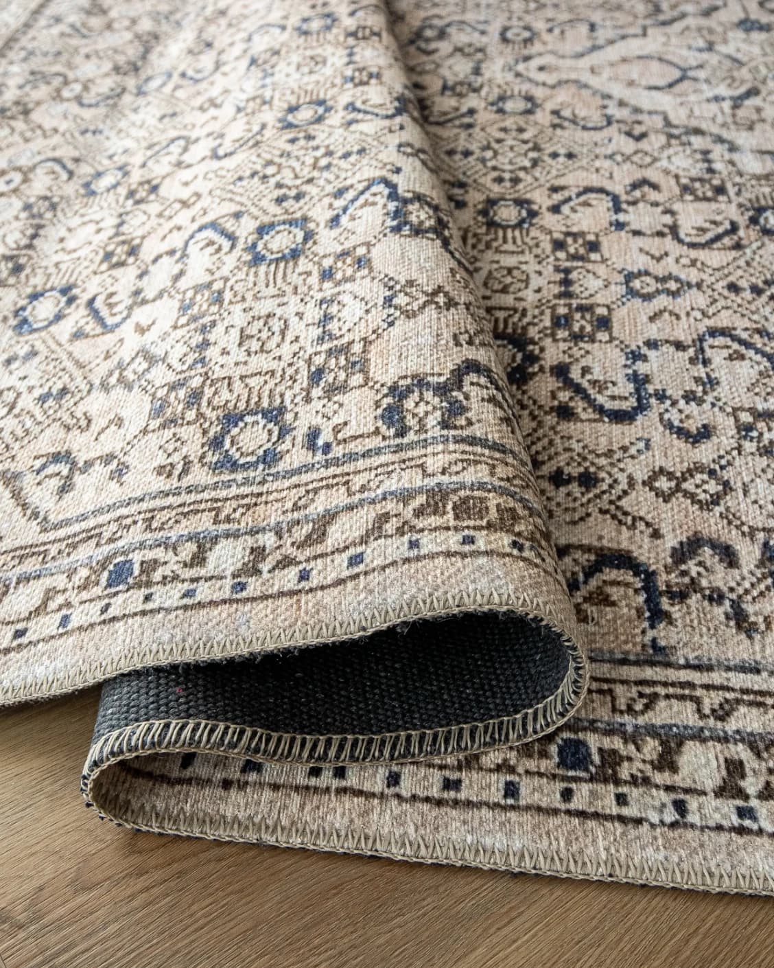 Vince Dune carpet in brown and beige, shown in a product close-up as image 10