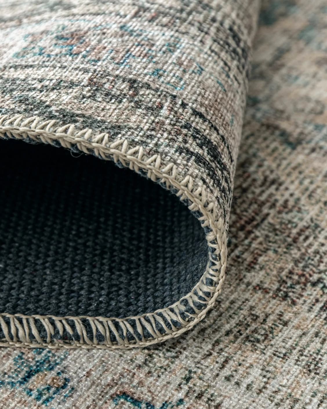 Vince Mira carpet in grey, shown in a product close-up as image 12