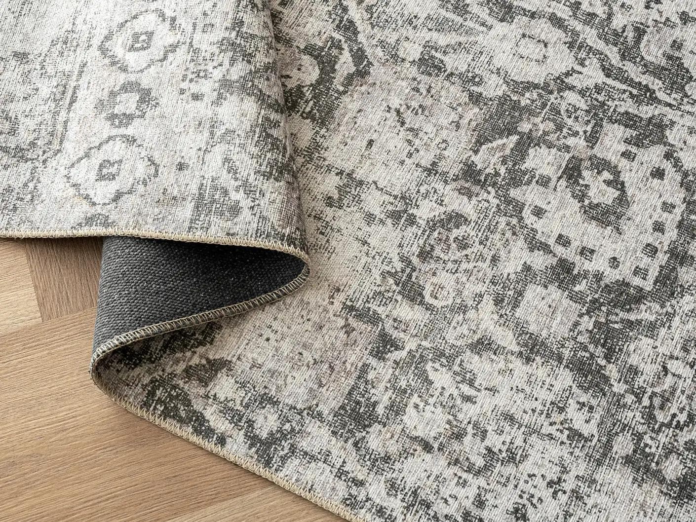 Vince Porcini carpet in grey and charcoal, shown in a product close-up as image 11