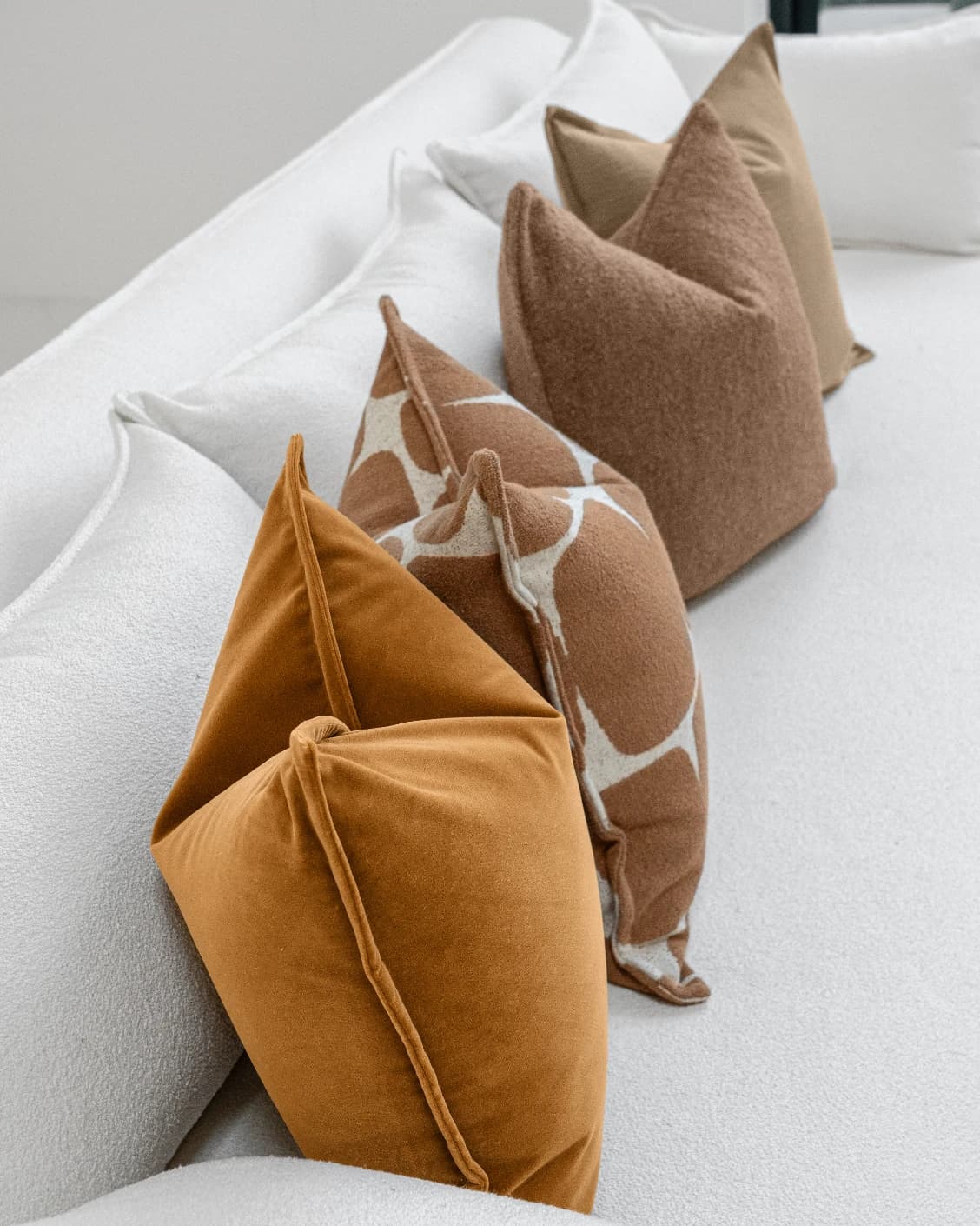 Vinessa Bundle cushion, shown in a product left view as image video image