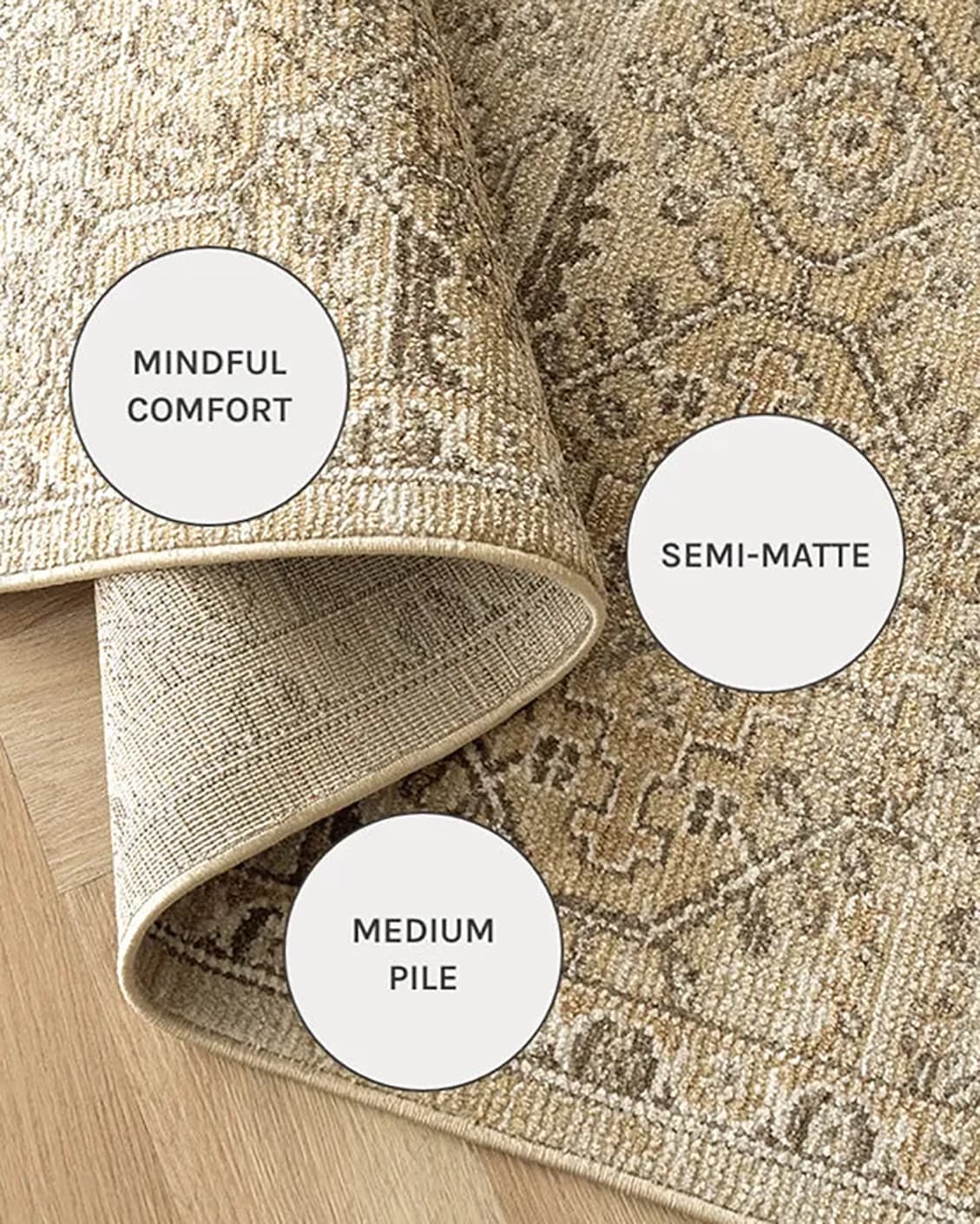 Warren Clay carpets in clay, brown and beige, shown in a close-up as image 13