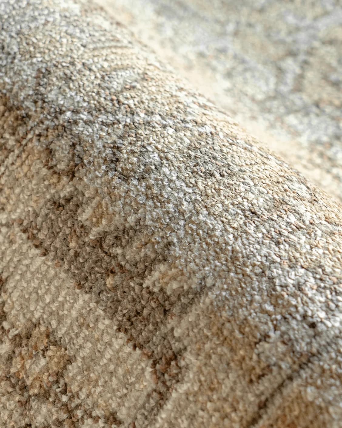 Warren Clay carpet in brown and beige, shown in a product close-up as image 9