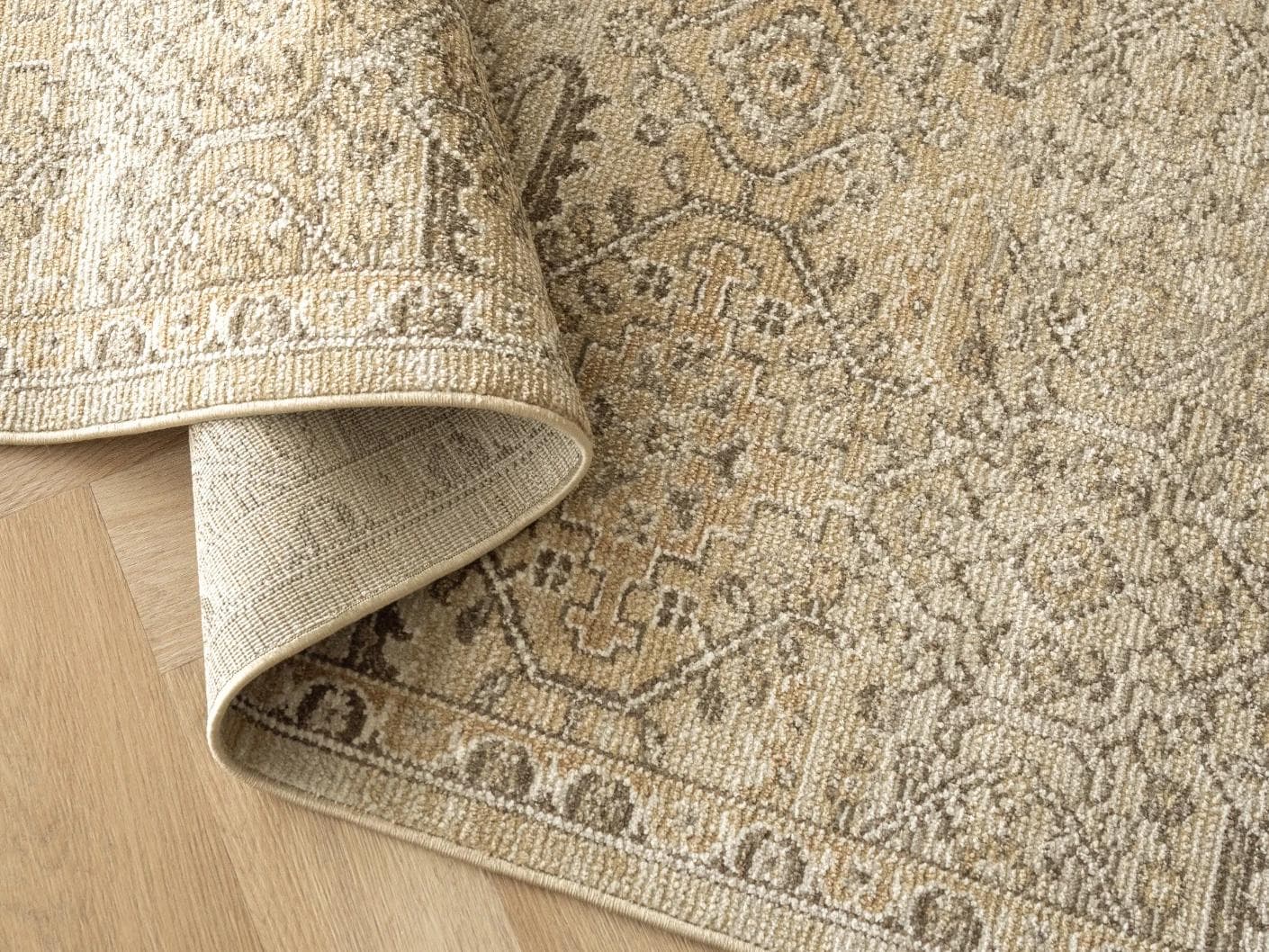 Warren Clay carpets in brown and beige, shown in a product close-up as image 1