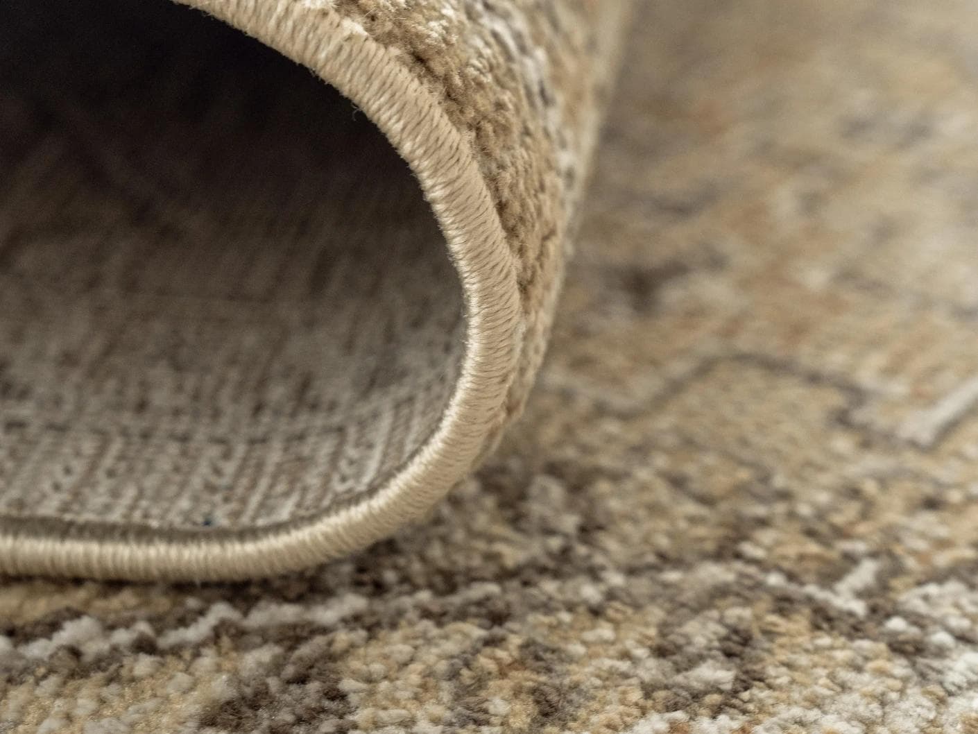 Warren Clay carpet in brown and beige, shown in a product close-up as image 11