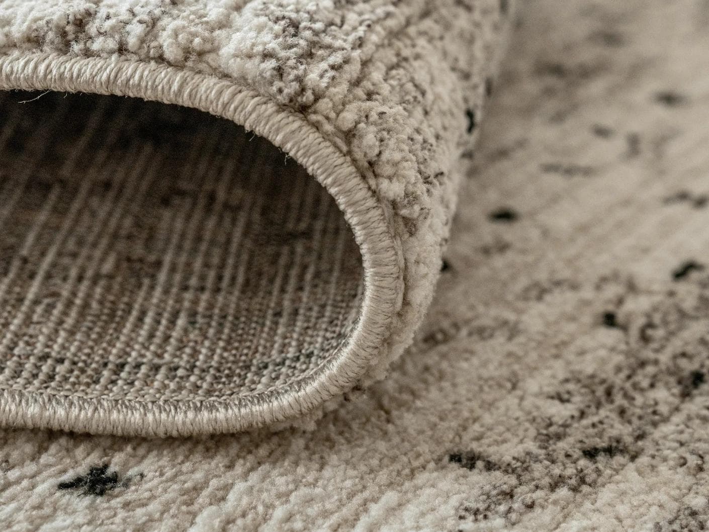 Zen Ashton carpet in beige, shown in a product close-up as image 11