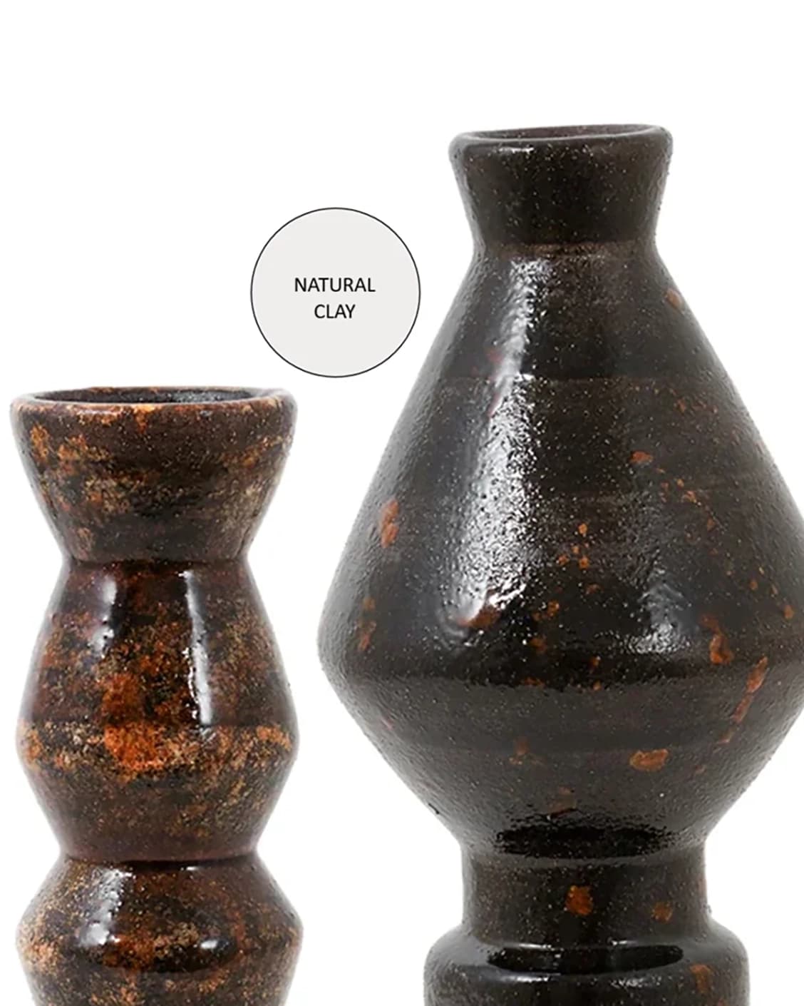 Zenith Terra Bundle statues and sculptures in brown and black, shown in a product close-up as image 8