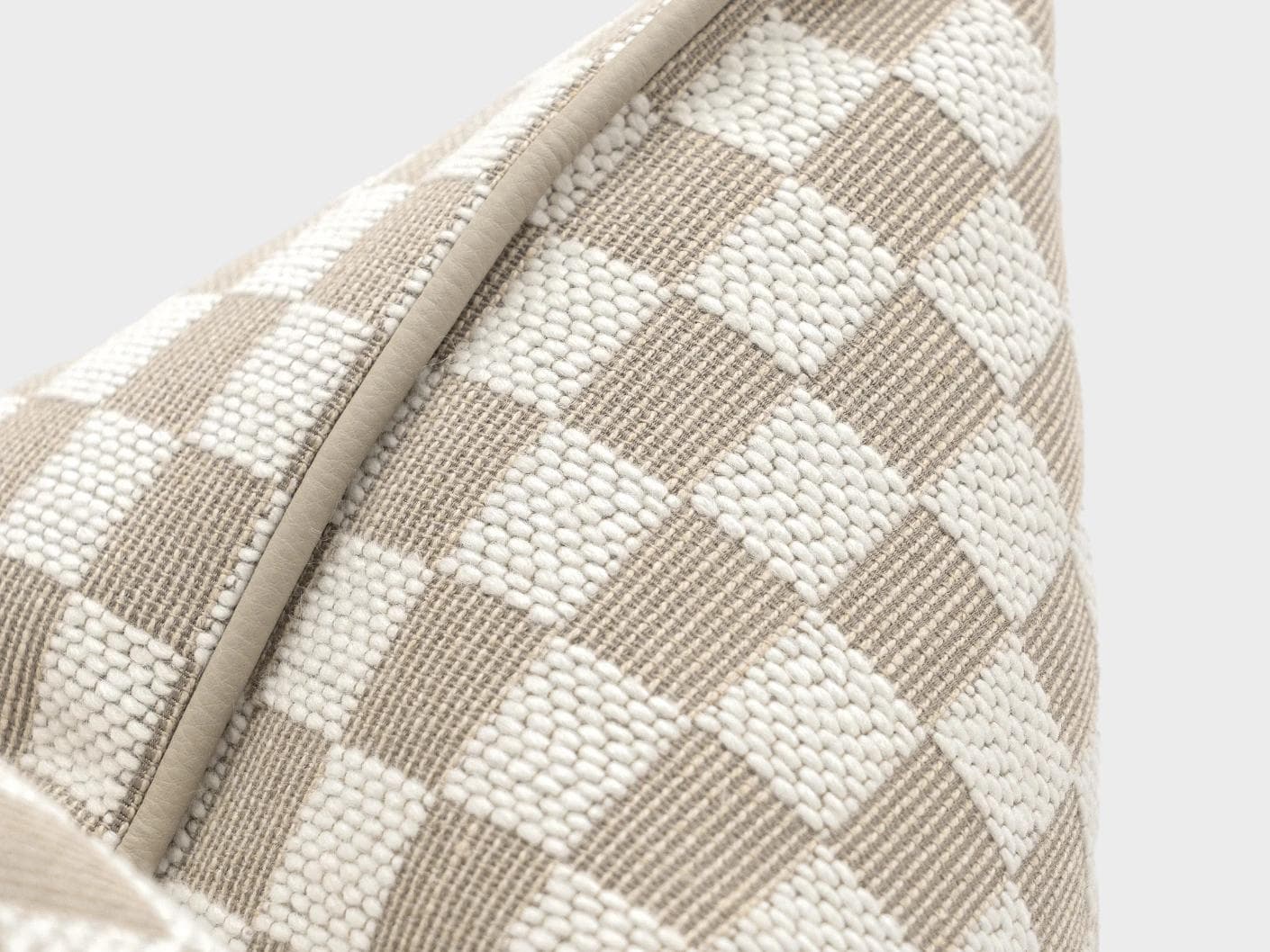 Ina Klimt cushion in beige, shown in a product close-up as image 7