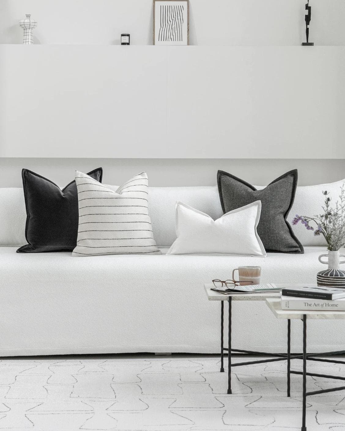 Ising Bundle cushion, shown in a lifestyle front view as image 4
