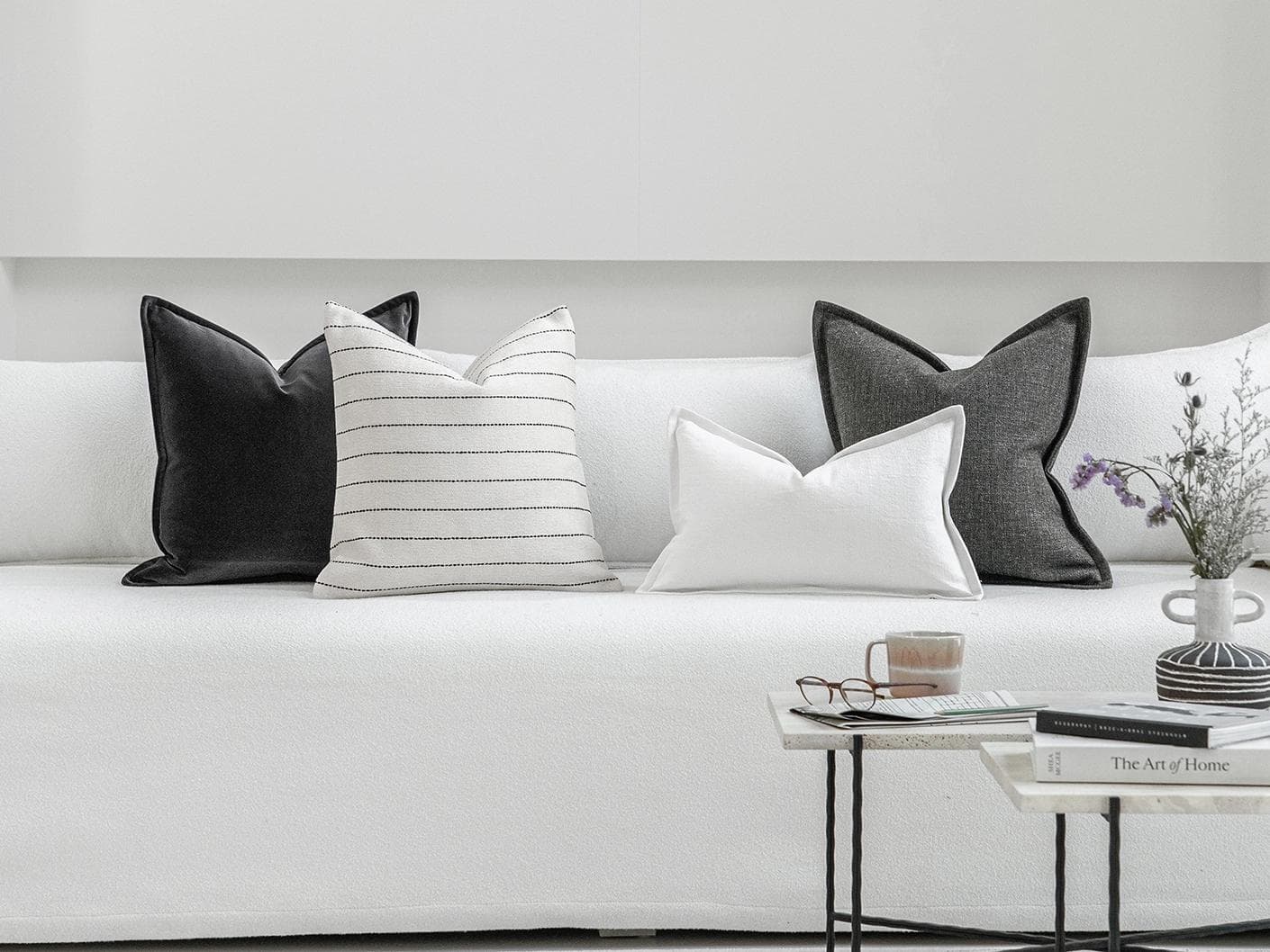 Ising Bundle cushion, shown in a lifestyle front view as image 4