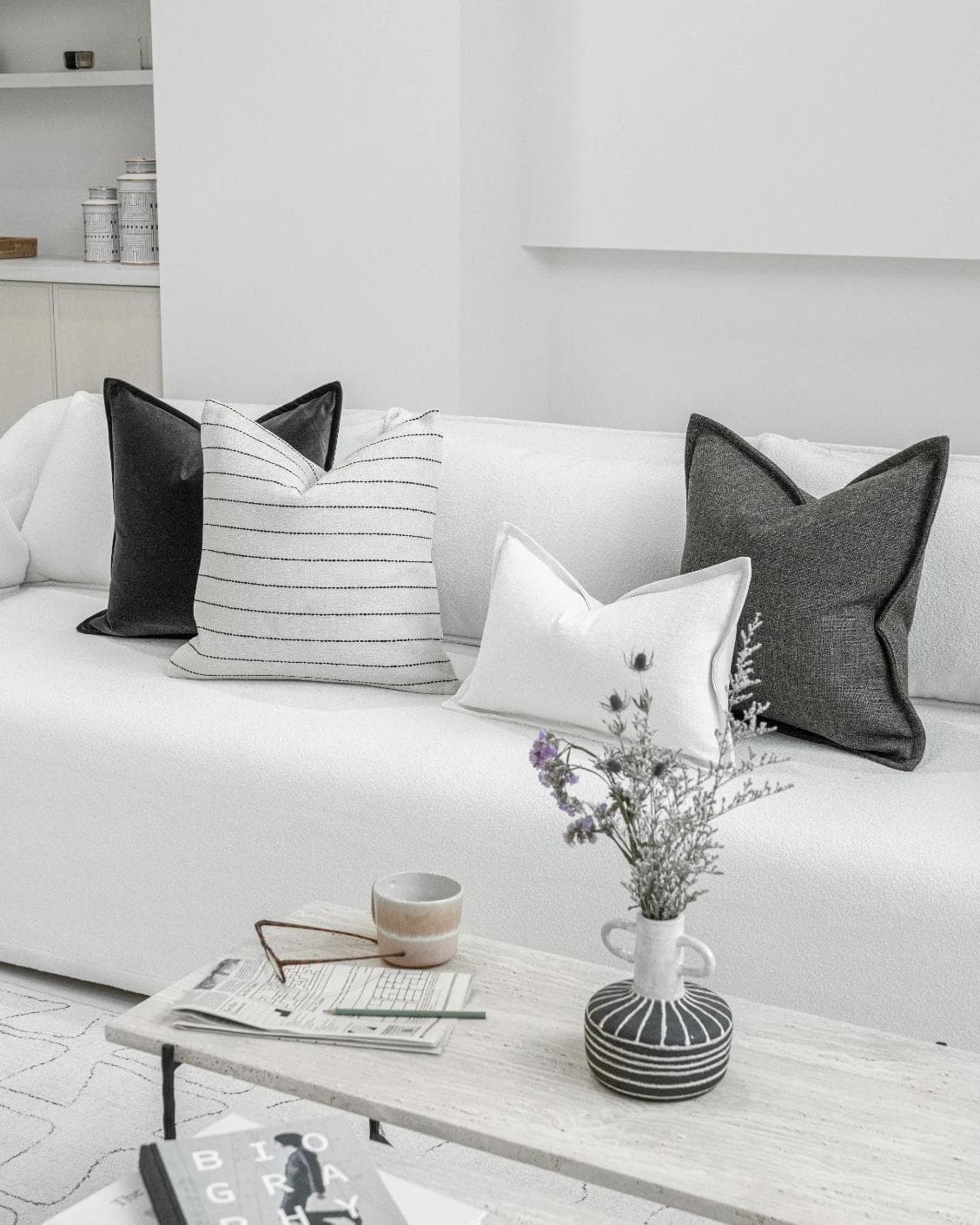 Ising Bundle cushion, shown in a lifestyle right view as image 2