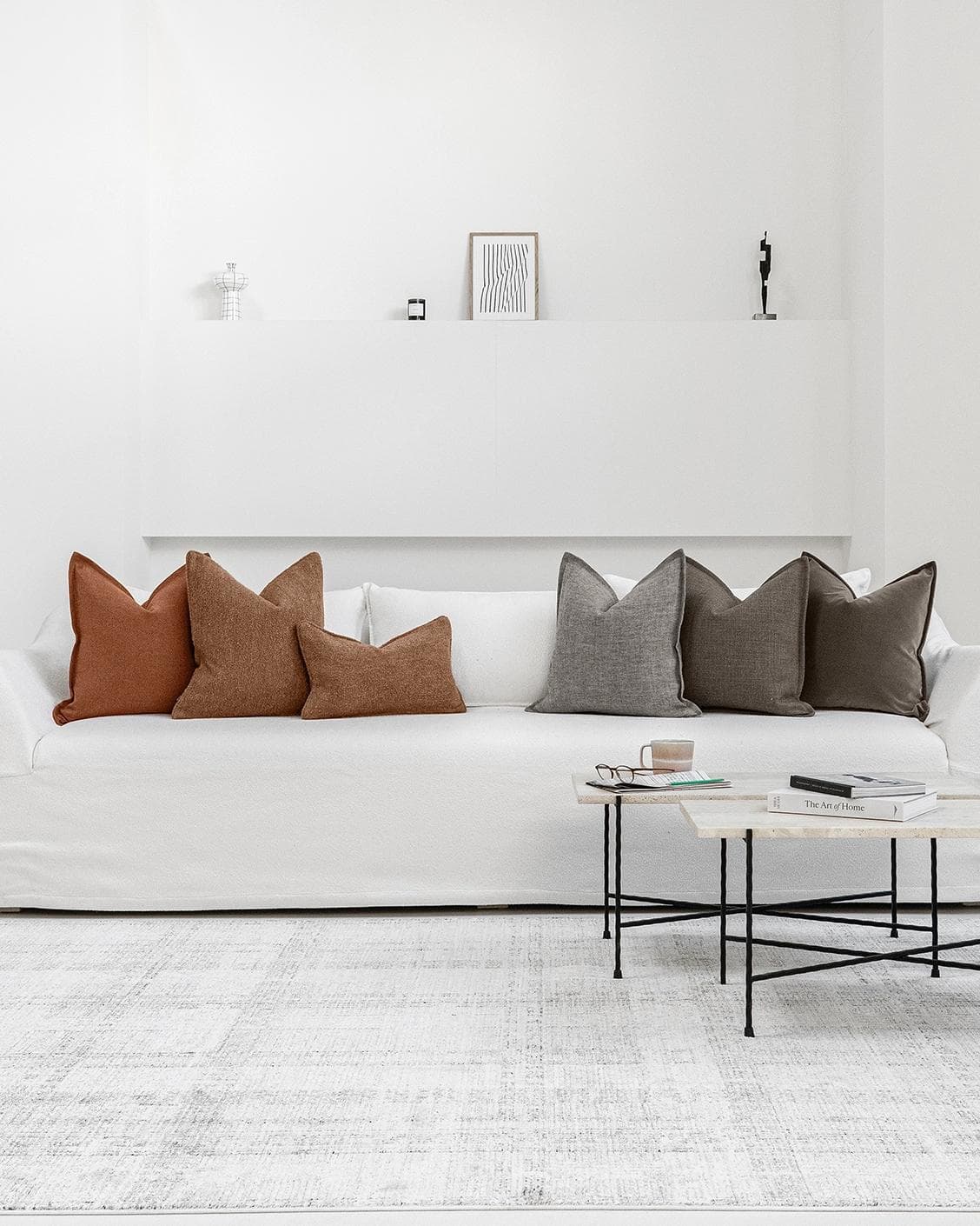 Izaak Bundle cushion, shown in a lifestyle front view as image 4