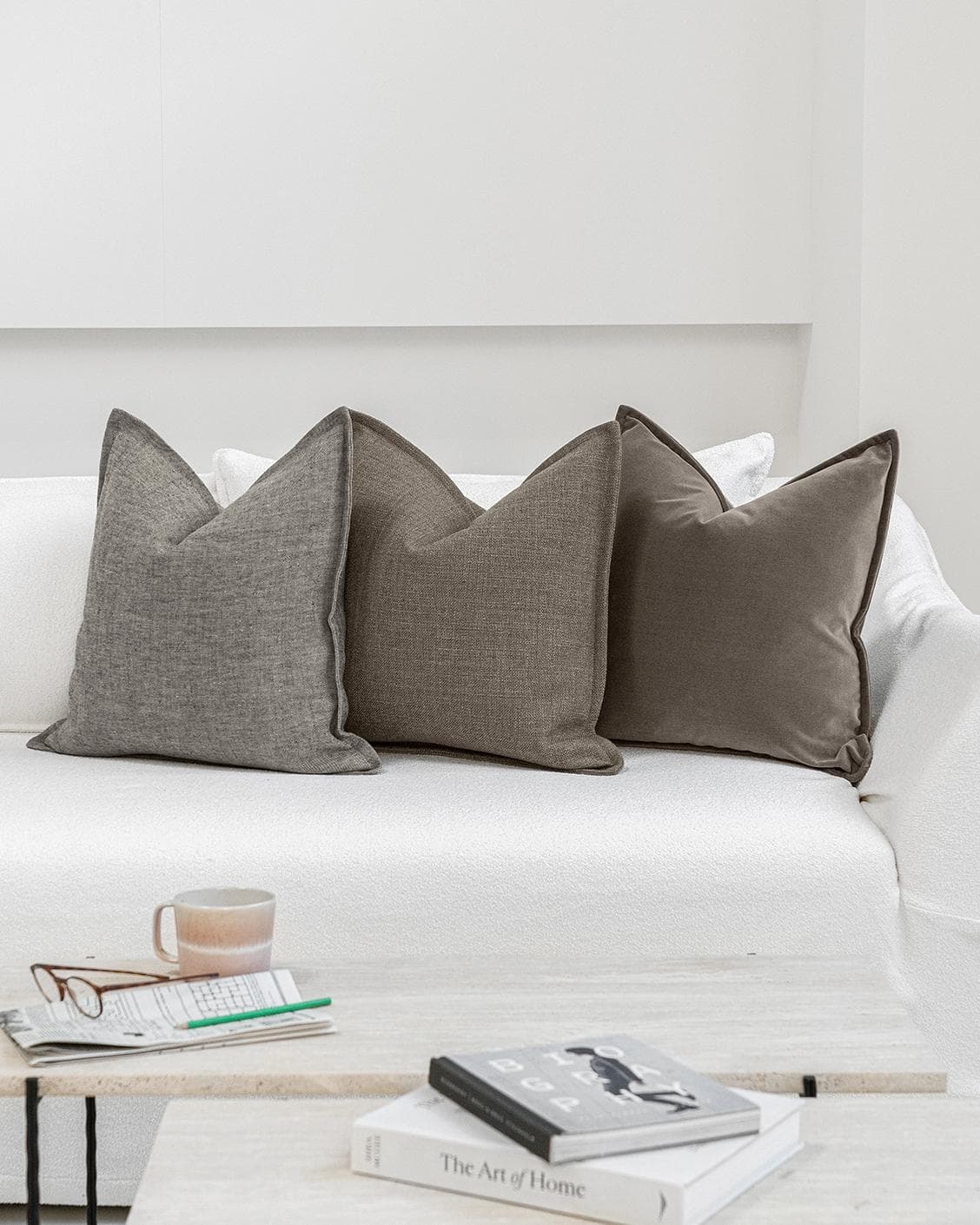 Izaak Bundle cushion, shown in a lifestyle front view as image 5