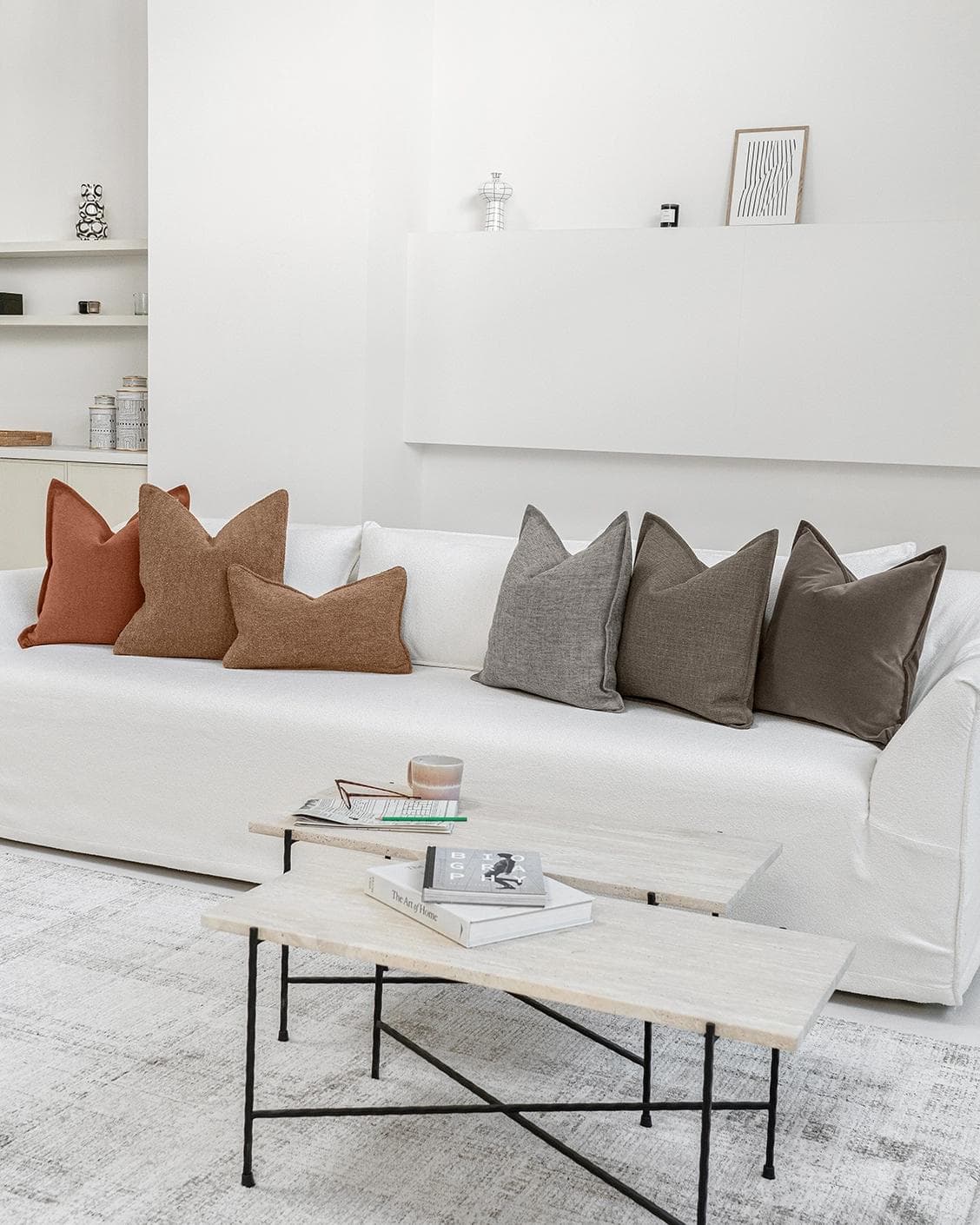 Izaak Bundle cushion, shown in a lifestyle right view as image 2