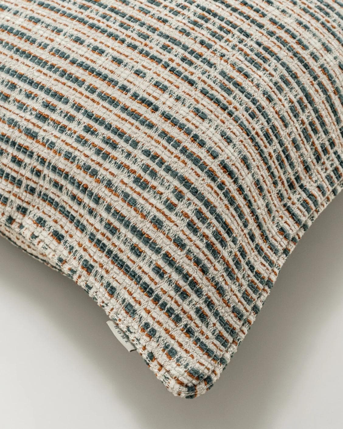 Izzy Canova cushion in ivory and multicolour, shown in a product top view as image 9